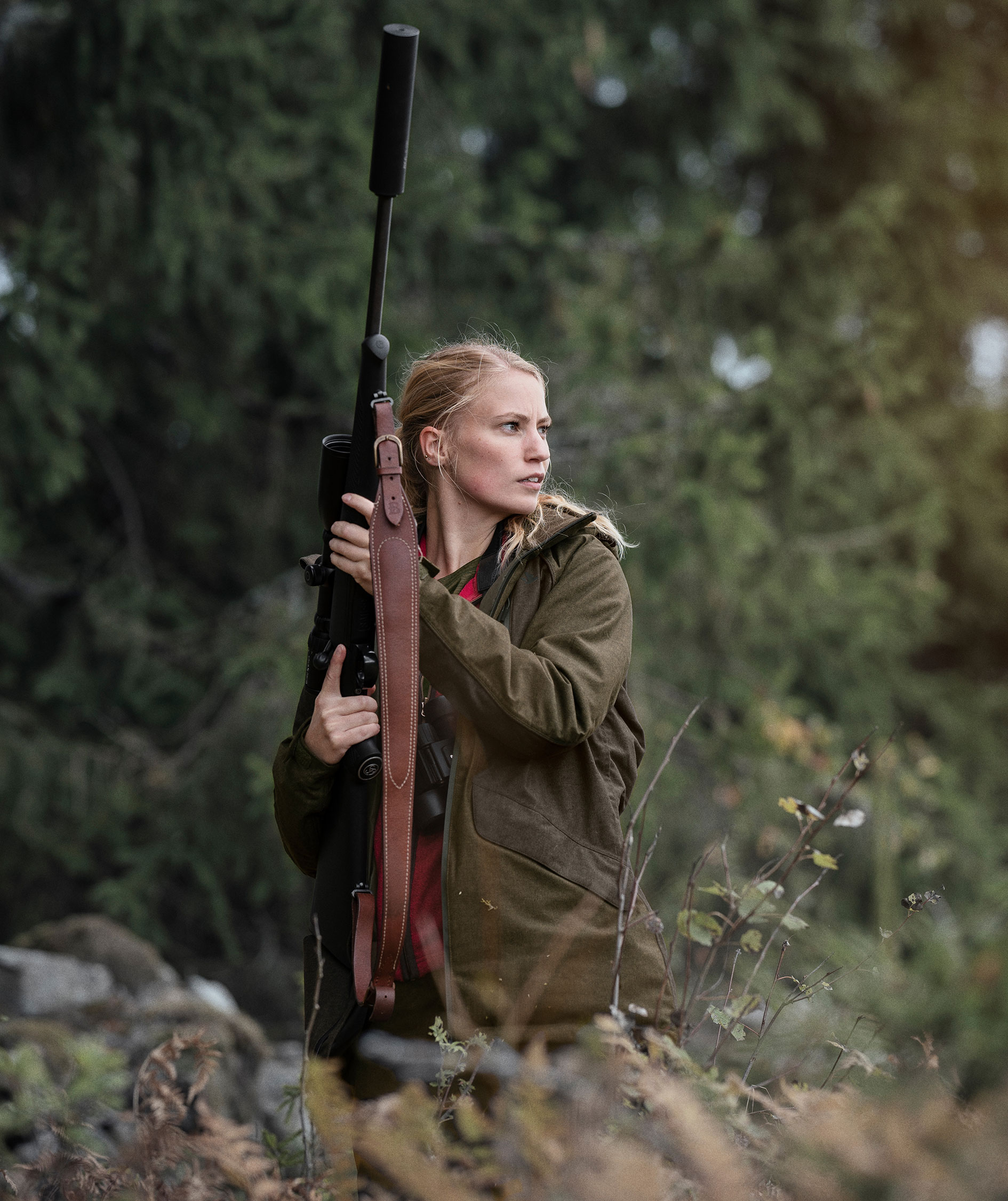 Seeland Avail Aya Insulated women's jacket, Pine Green/Demitasse Brown, large image number 6