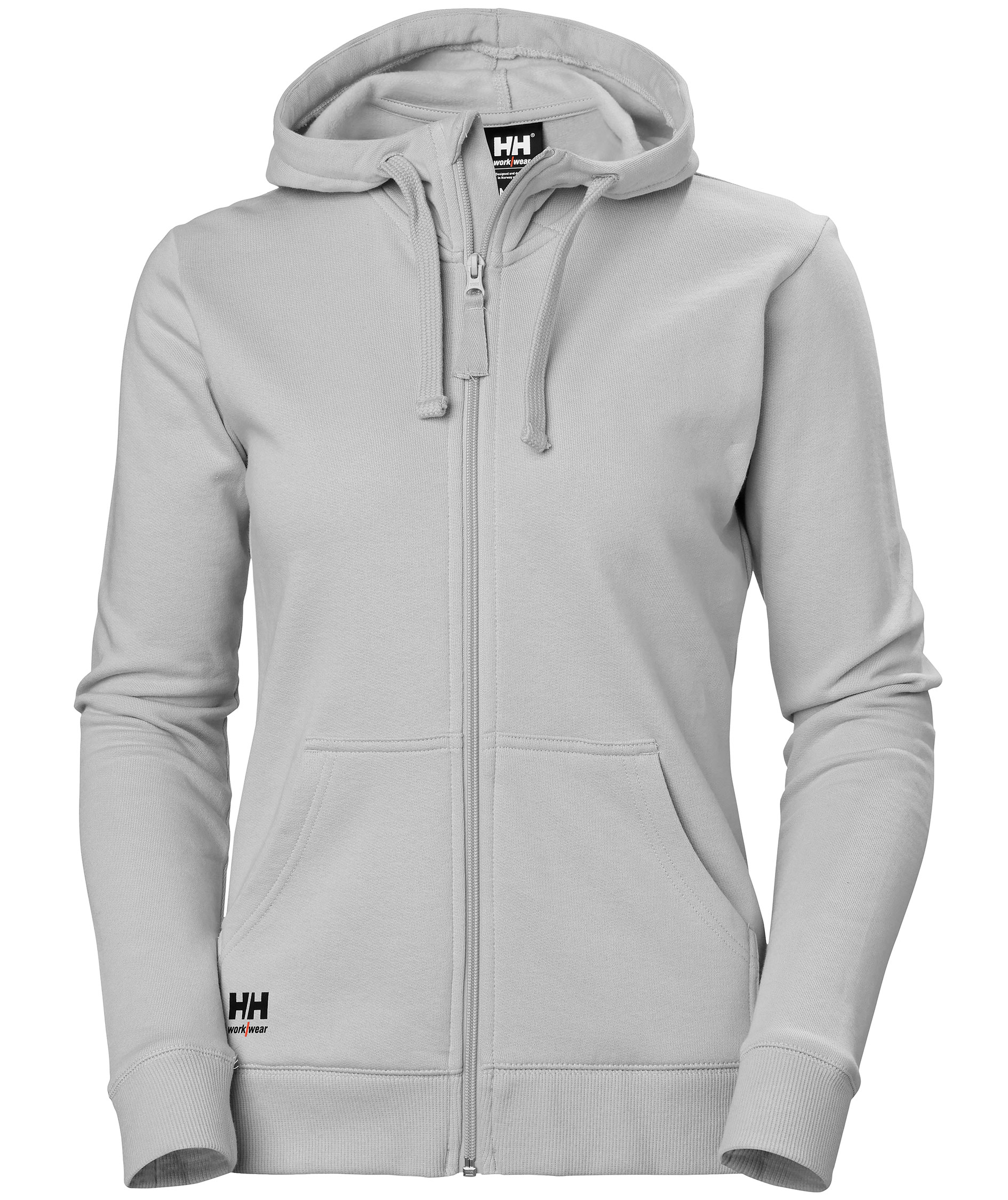 Helly Hansen Classic women's hoodie with zipper, Grey fog, Grey fog, swatch