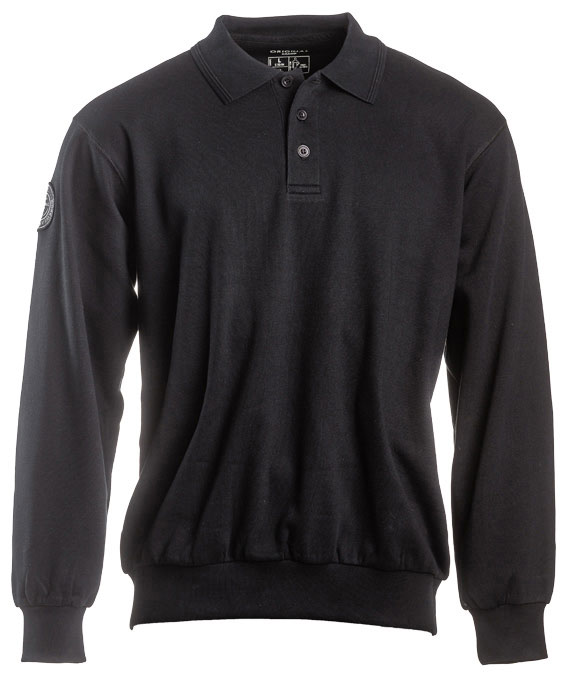 Kramp Original polo sweatshirt, Sort
