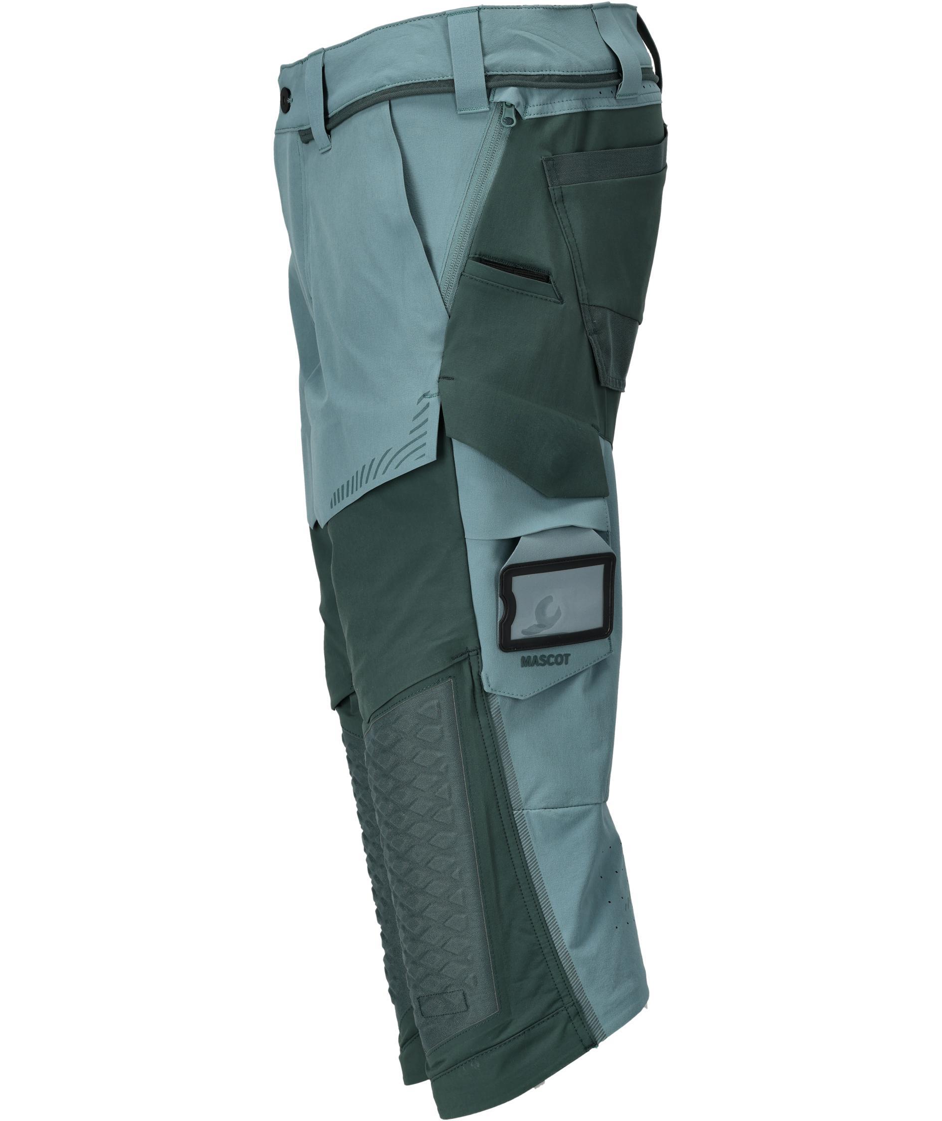 Mascot Customized arbeidsknickers full stretch, Lys skogsgr&oslash;nn/Skogsgr&oslash;nn, large image number 4