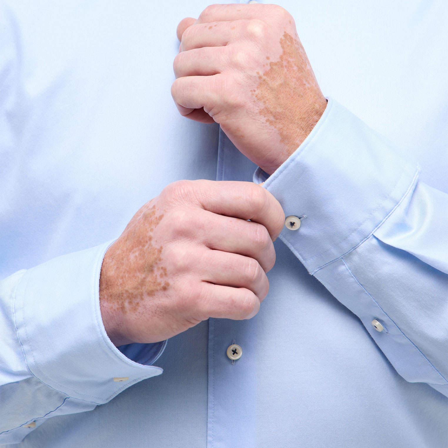 Eterna Soft Tailoring slim fit Hemd, Light blue, large image number 3