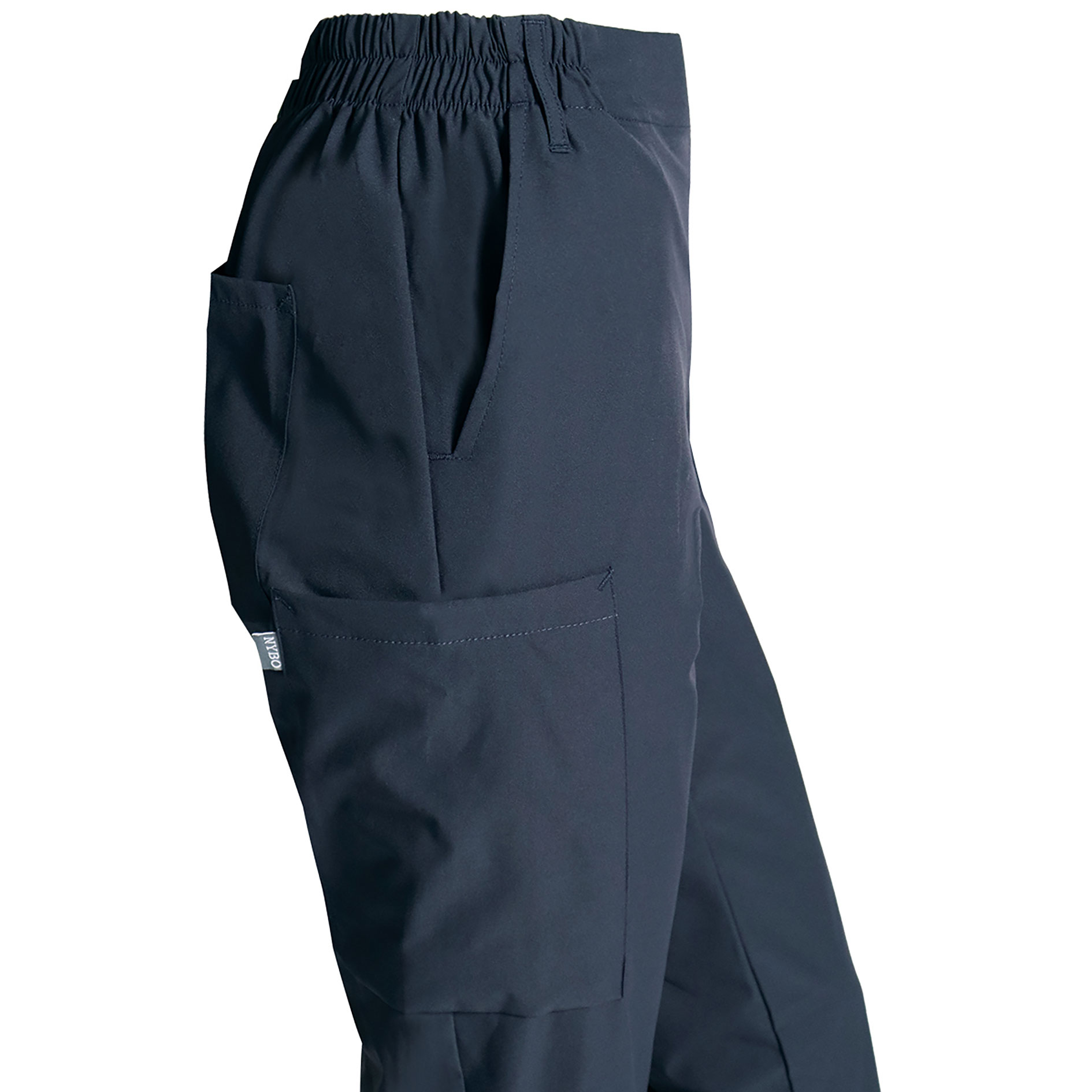 Nybo Workwear Sporty T800 pull-on bukser benl&aelig;ngde 79cm, Navy, large image number 2