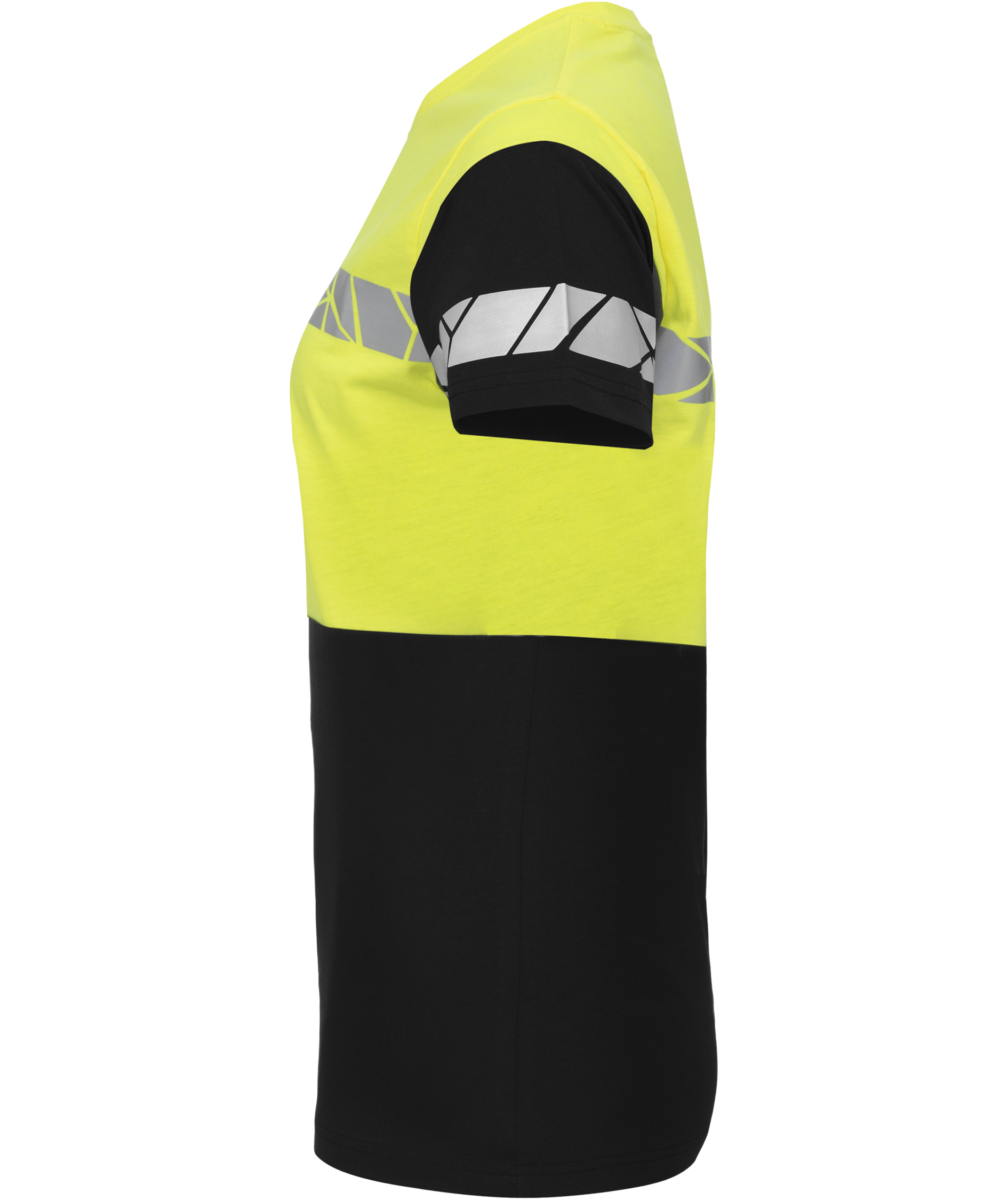 ProJob women's T-shirt 7005, Black/Yellow, large image number 3