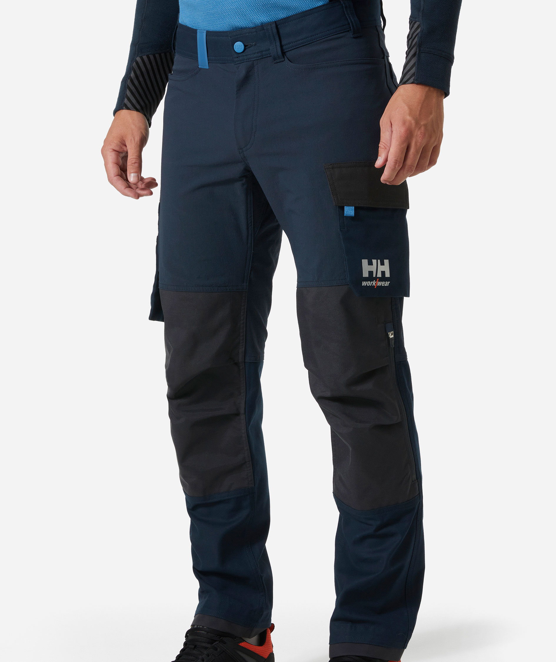 Helly Hansen Oxford 4X work trousers full stretch, Navy/Ebony, large image number 1