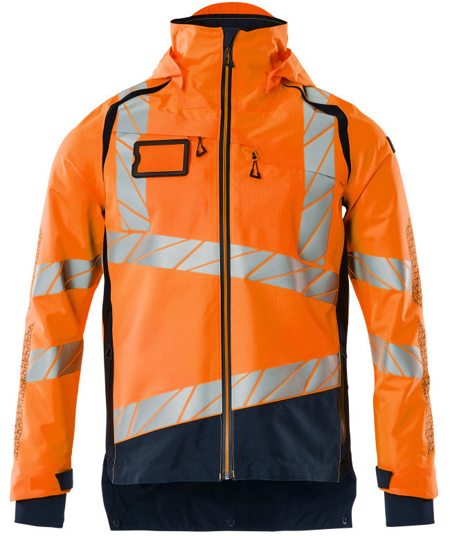 Mascot Accelerate Safe skalljakke, Hi-vis Orange/M&oslash;rk Marine, Hi-vis Orange/M&oslash;rk Marine, swatch