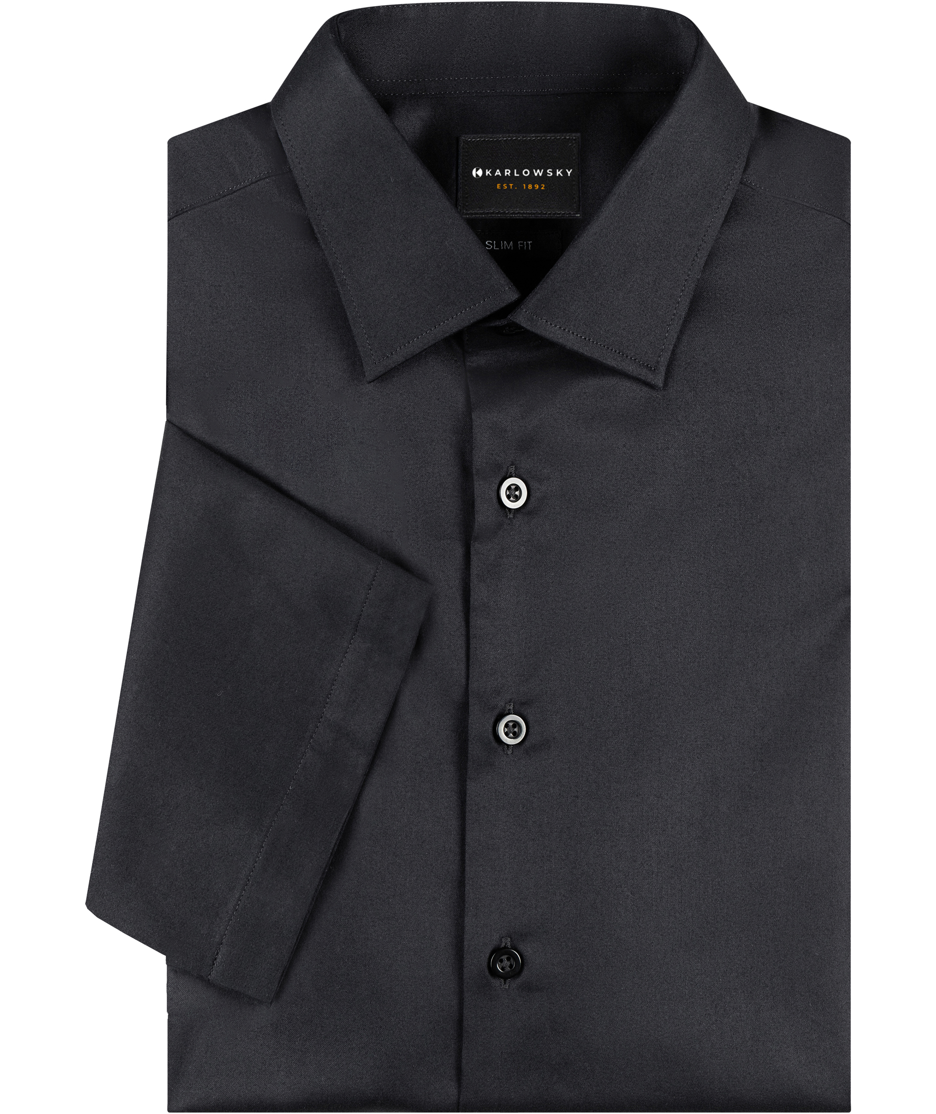 Karlowsky 3/4 &aelig;rmet dameskjorte, Black, large image number 5