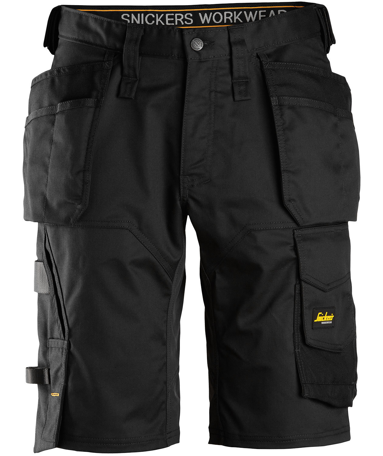 Snickers AllroundWork h&aring;ndverkershorts 6151, Svart, Svart, swatch
