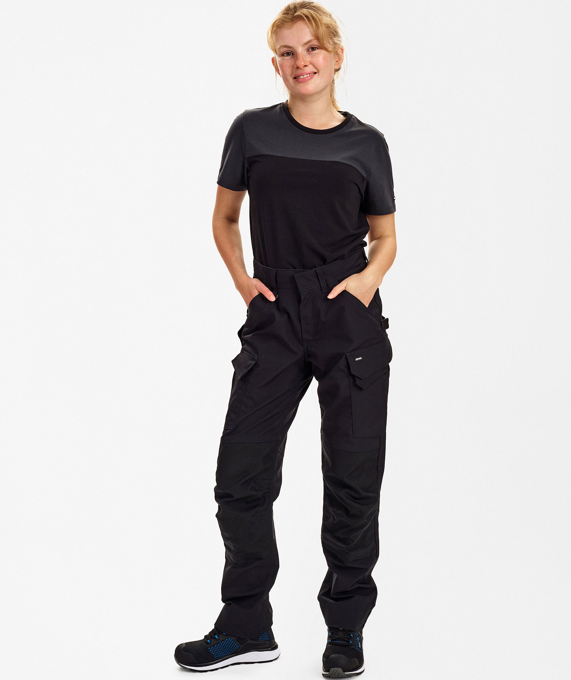 Engel Entire dame arbejdsbukser, Black