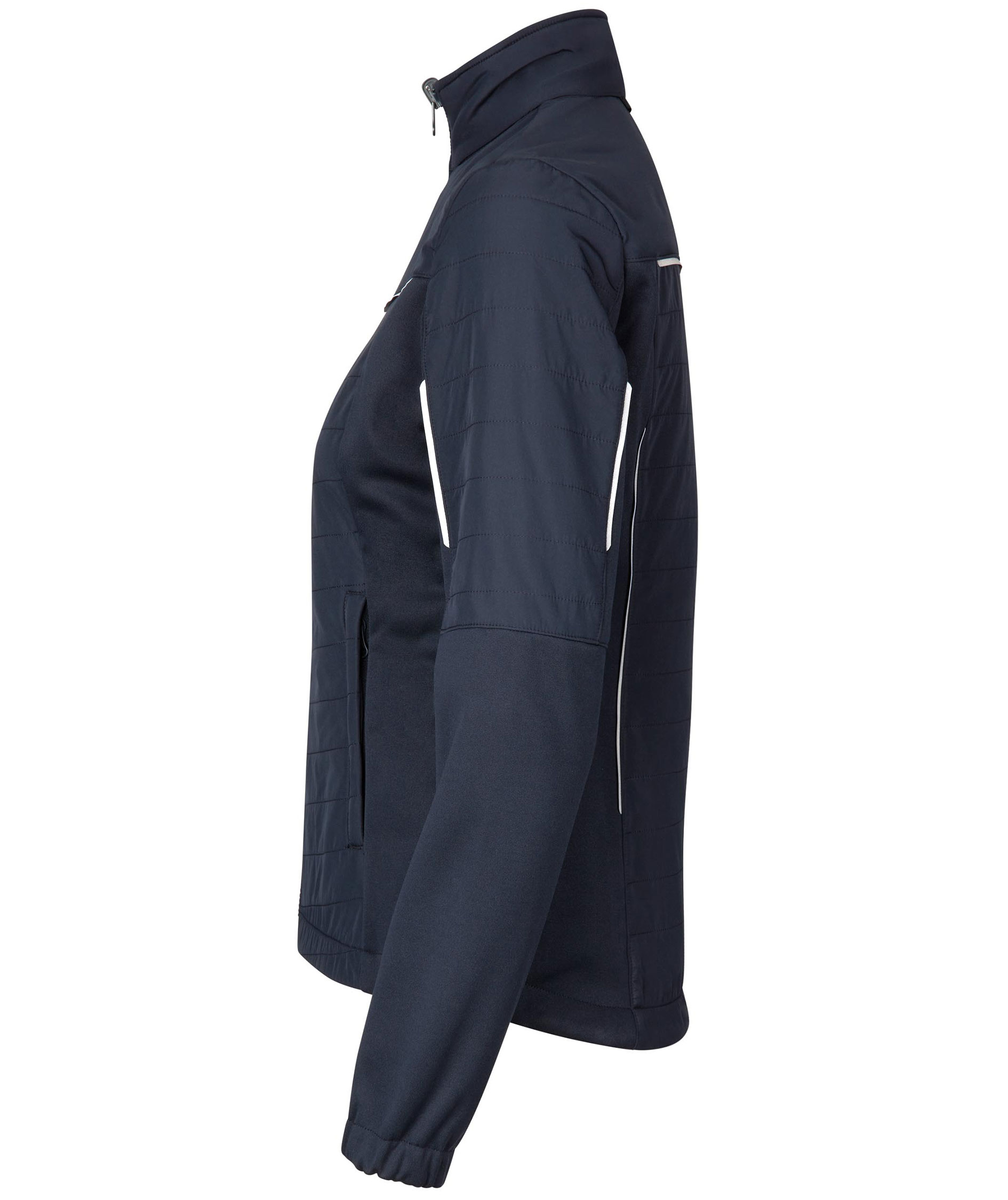 ID&nbsp;Zip'n'mix women's hybrid jacket, Navy, large image number 2