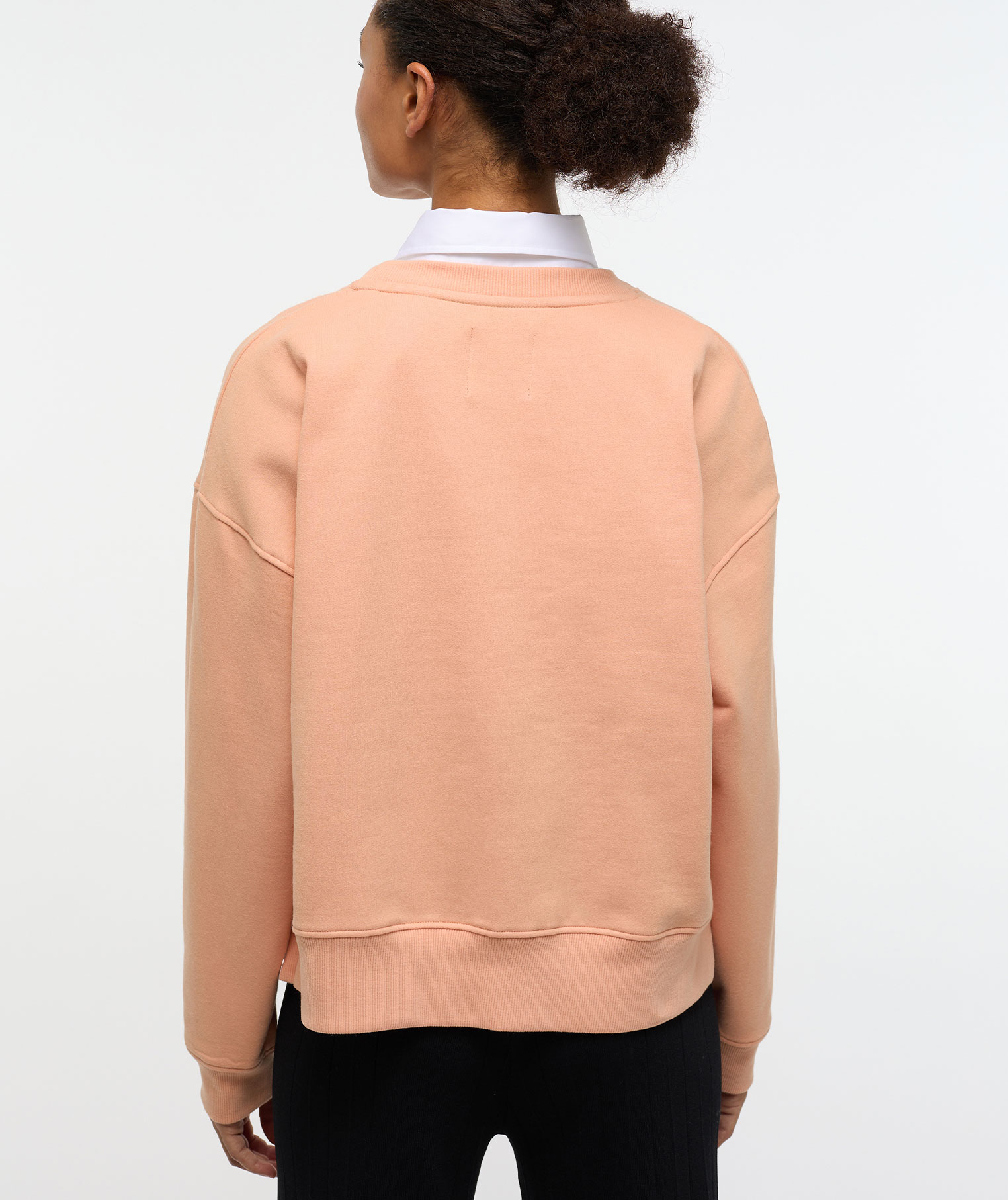 Eterna Satin Damen Hemdkragen, White, large image number 2