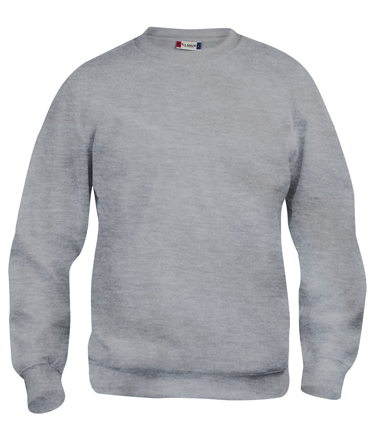 Clique Basic Roundneck sweatshirt, Gr&aring;melerad, Gr&aring;melerad, swatch