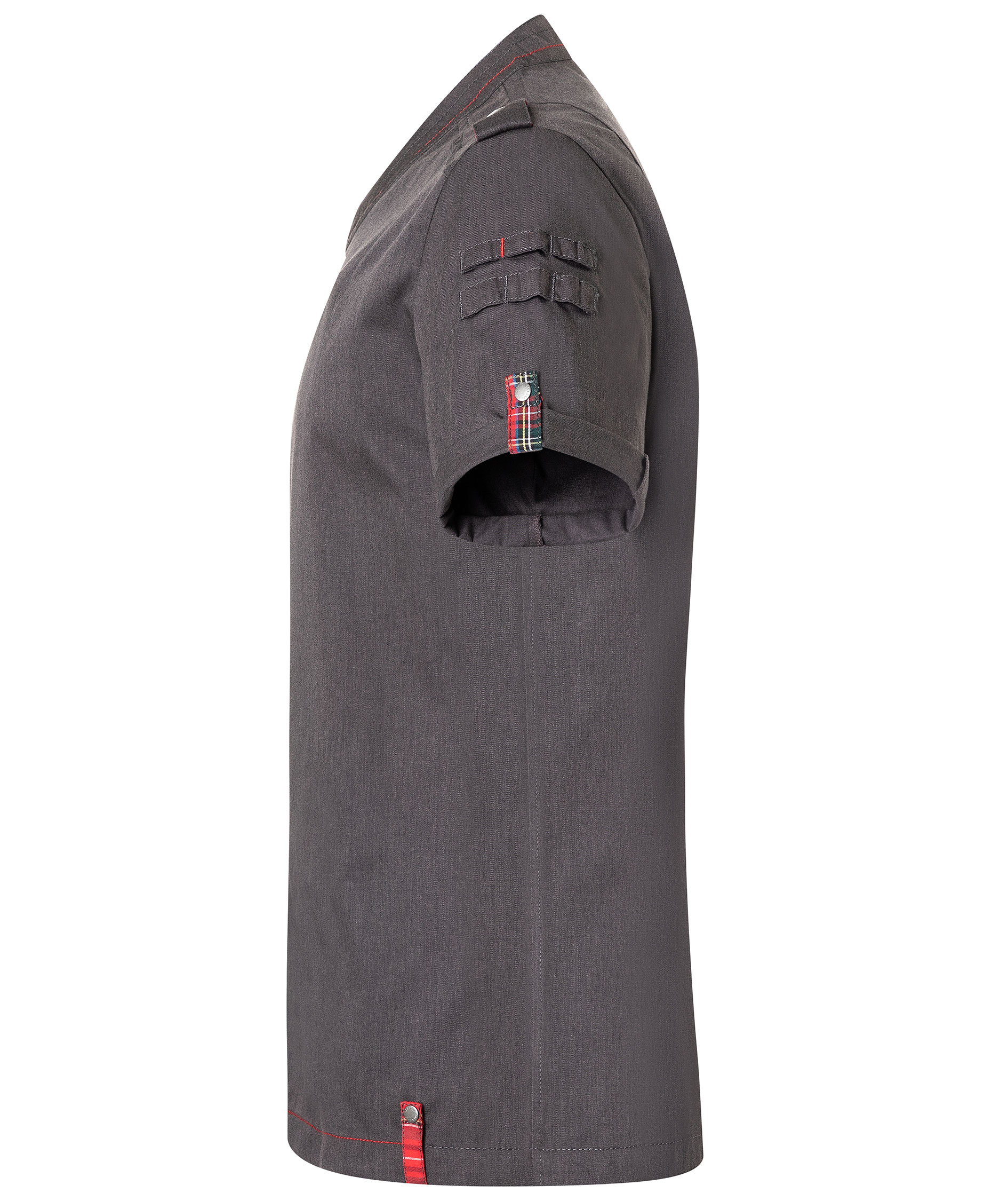 Karlowsky Denim-Style ROCK CHEF&reg; short-sleeved chef jacket, Black Denim, large image number 4