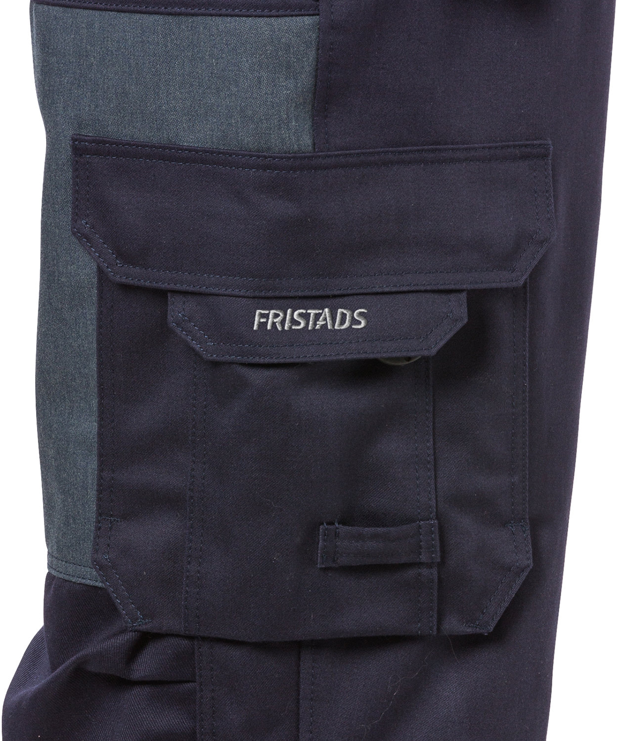 Fristads Flame women's work trousers 2591 FLAM, Hi-Vis yellow/marine, large image number 3