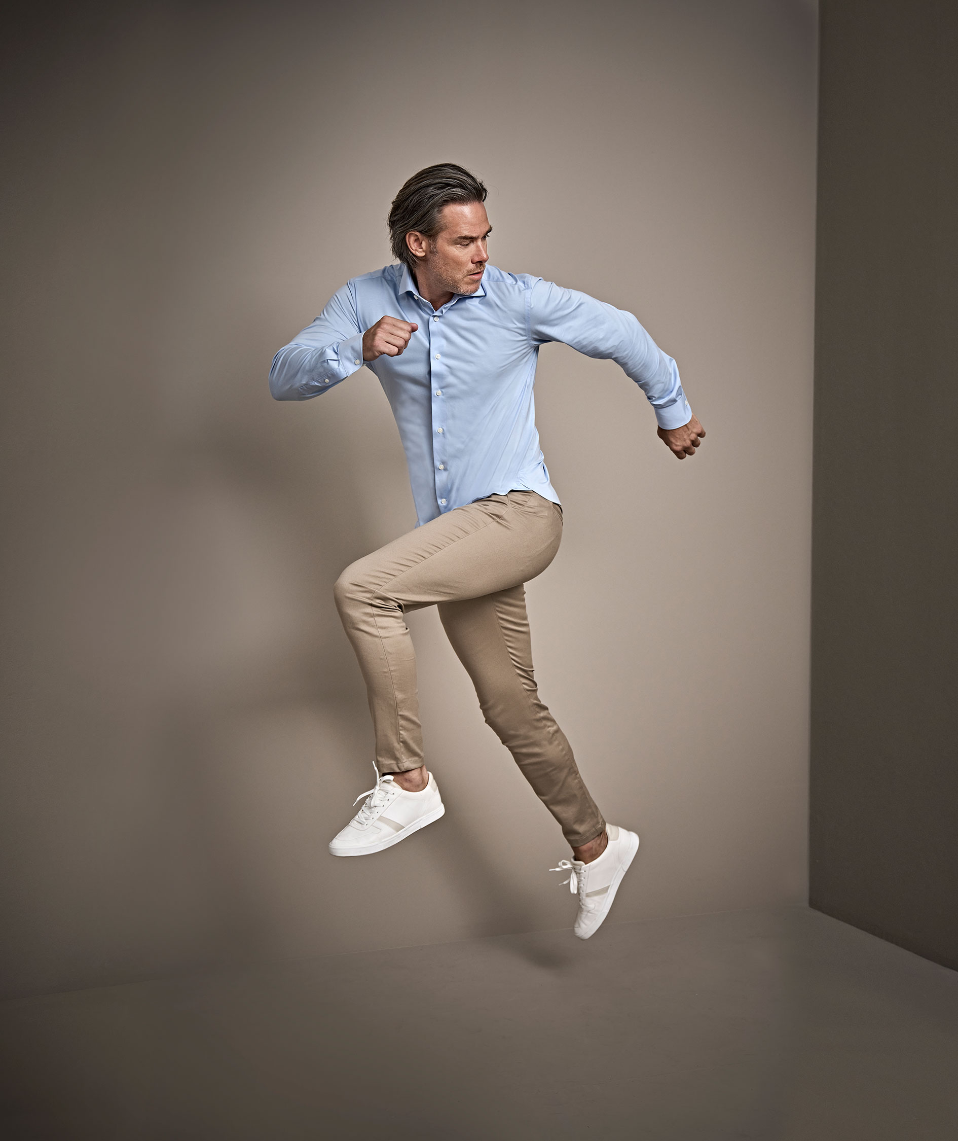 Tee Jays Active Modern fit shirt, Light blue, large image number 5