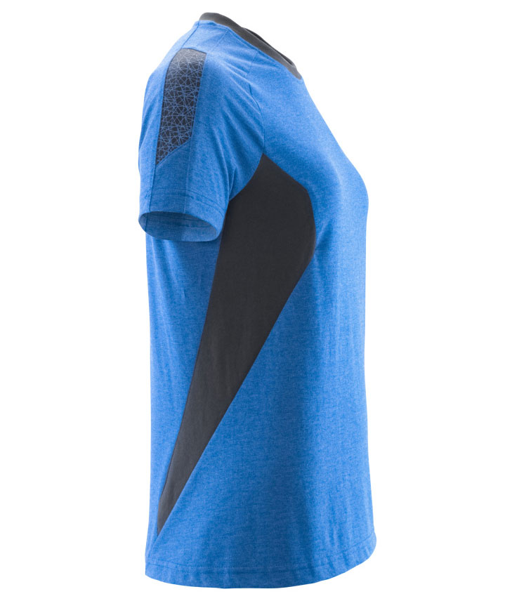 Mascot Accelerate women's T-shirt, Azure Blue/Dark Navy, large image number 2