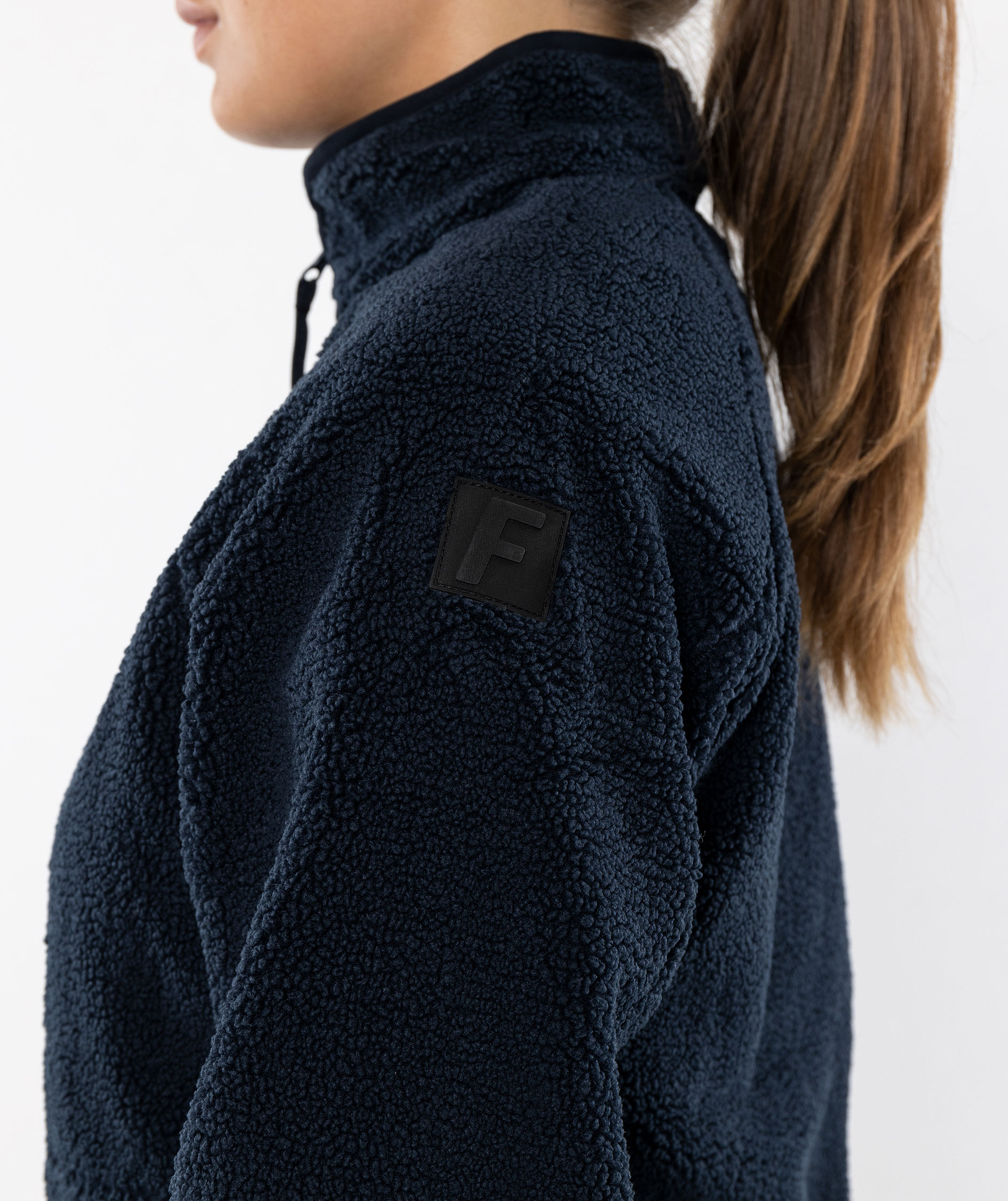 Fristads Copper p&auml;lsfiberjacka dam, M&ouml;rk Marinbl&aring;, large image number 7