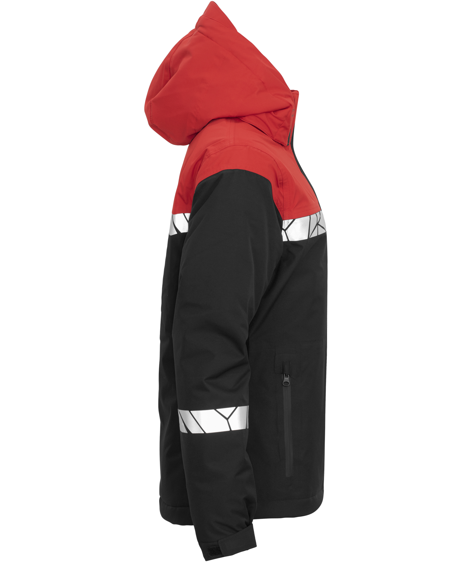 ProJob women's winter jacket 7420, Black/Red, large image number 2