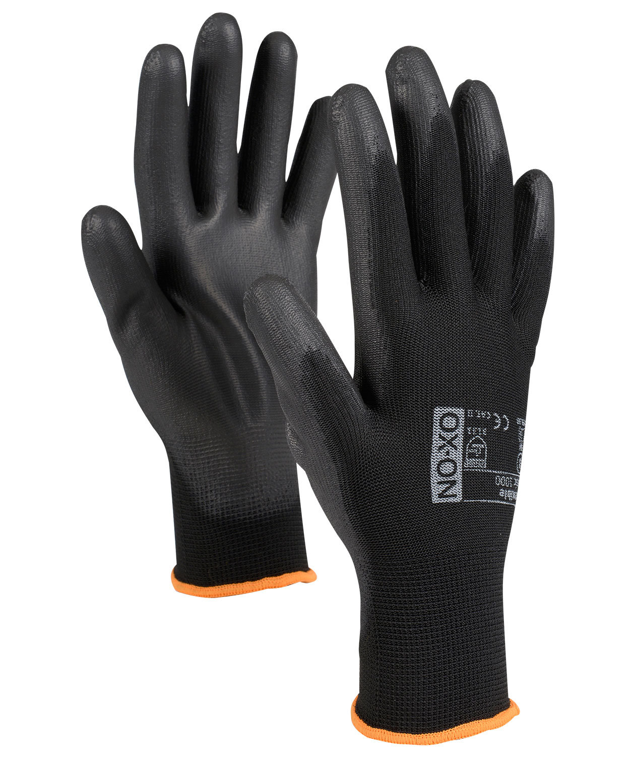 OX-ON Flexible Basic 1000 arbeidshansker, Svart