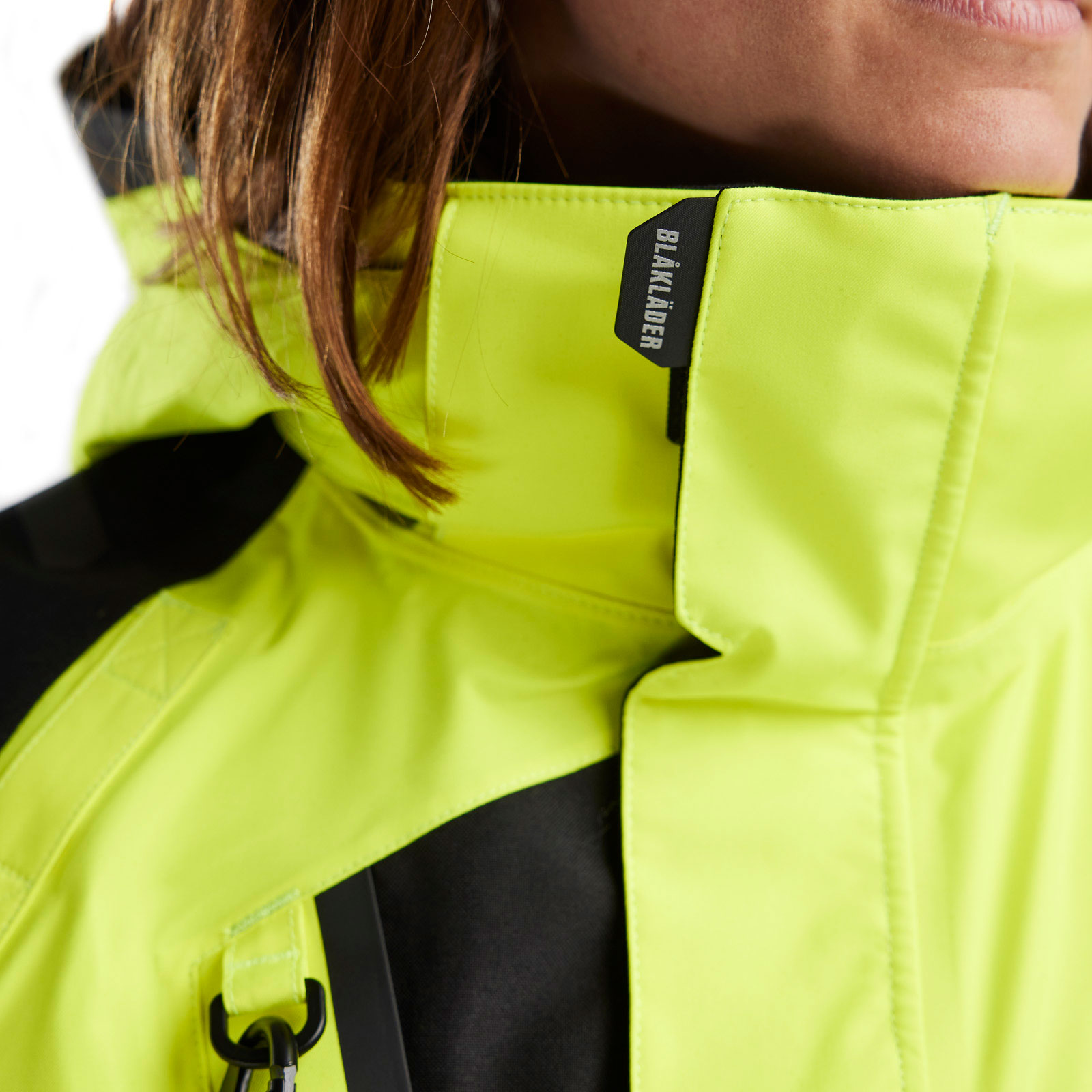 Bl&aring;kl&auml;der women's shell jacket, Hi-vis Yellow/Black, large image number 5