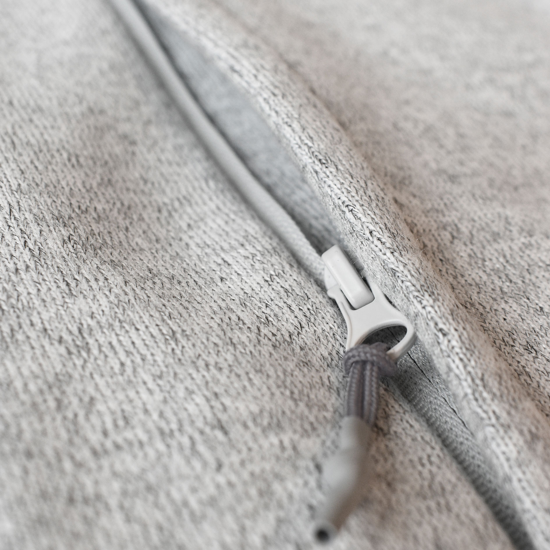 Nimbus Play Montana stickad fleecejacka, Light Grey Melange, large image number 4