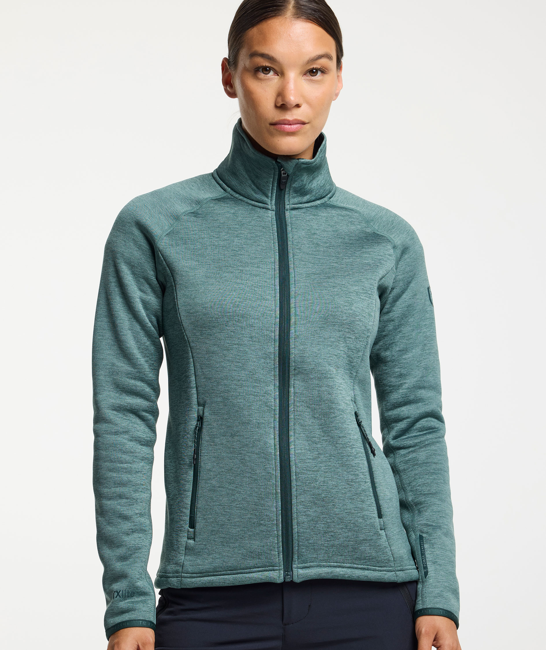 Tenson TXlite dame cardigan, Gr&oslash;n, large image number 8