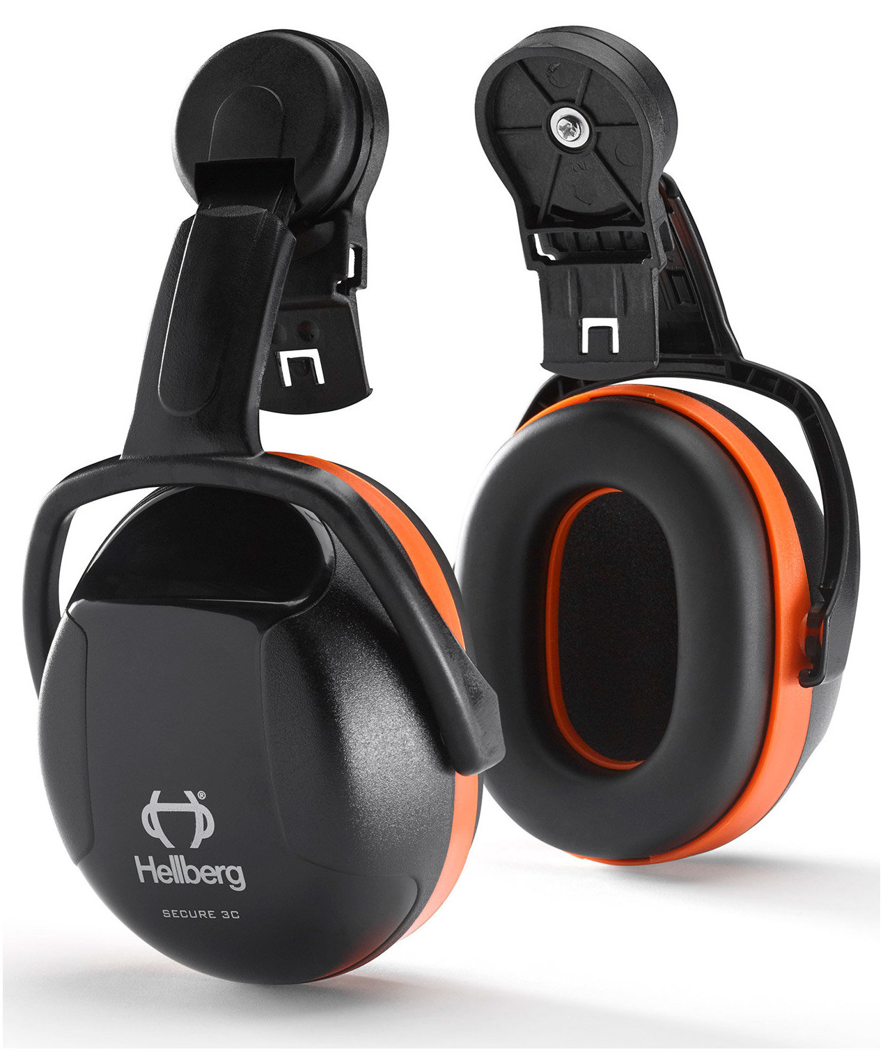 Hellberg safety helmet and helmet mounted ear defenders, , large image number 1