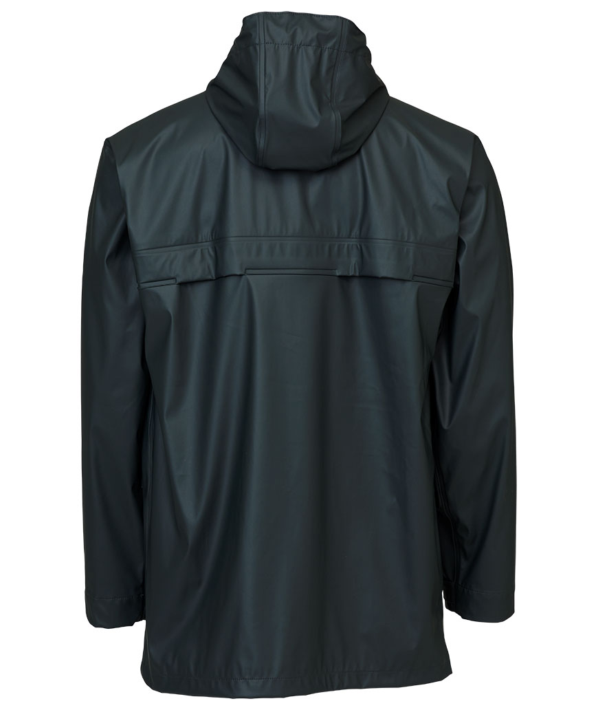 ELKA Recycled PU rain jacket, Dark salamander, large image number 2