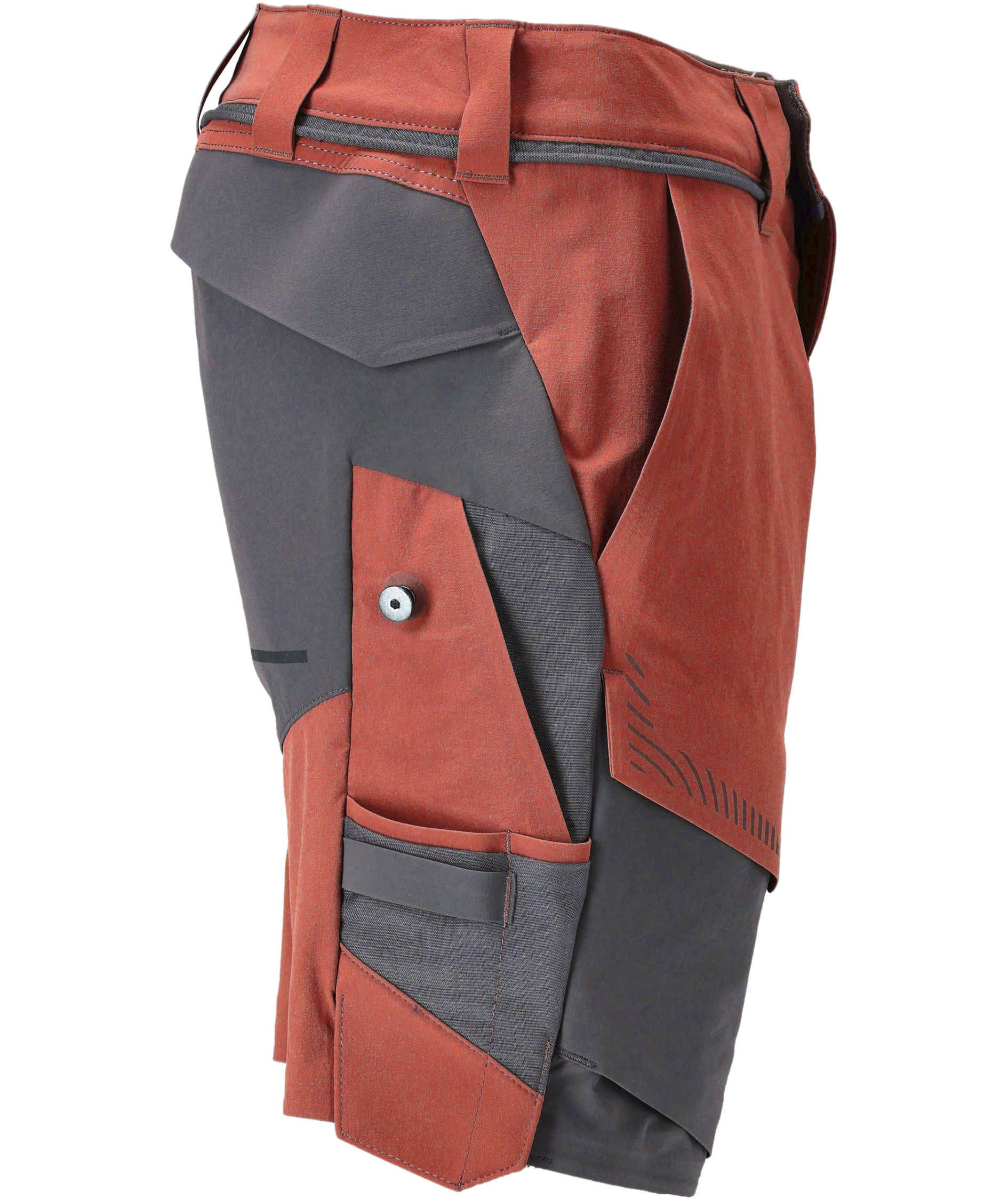 Mascot Customized arbeidsshorts full stretch, H&oslash;str&oslash;d/steingr&aring;, large image number 2