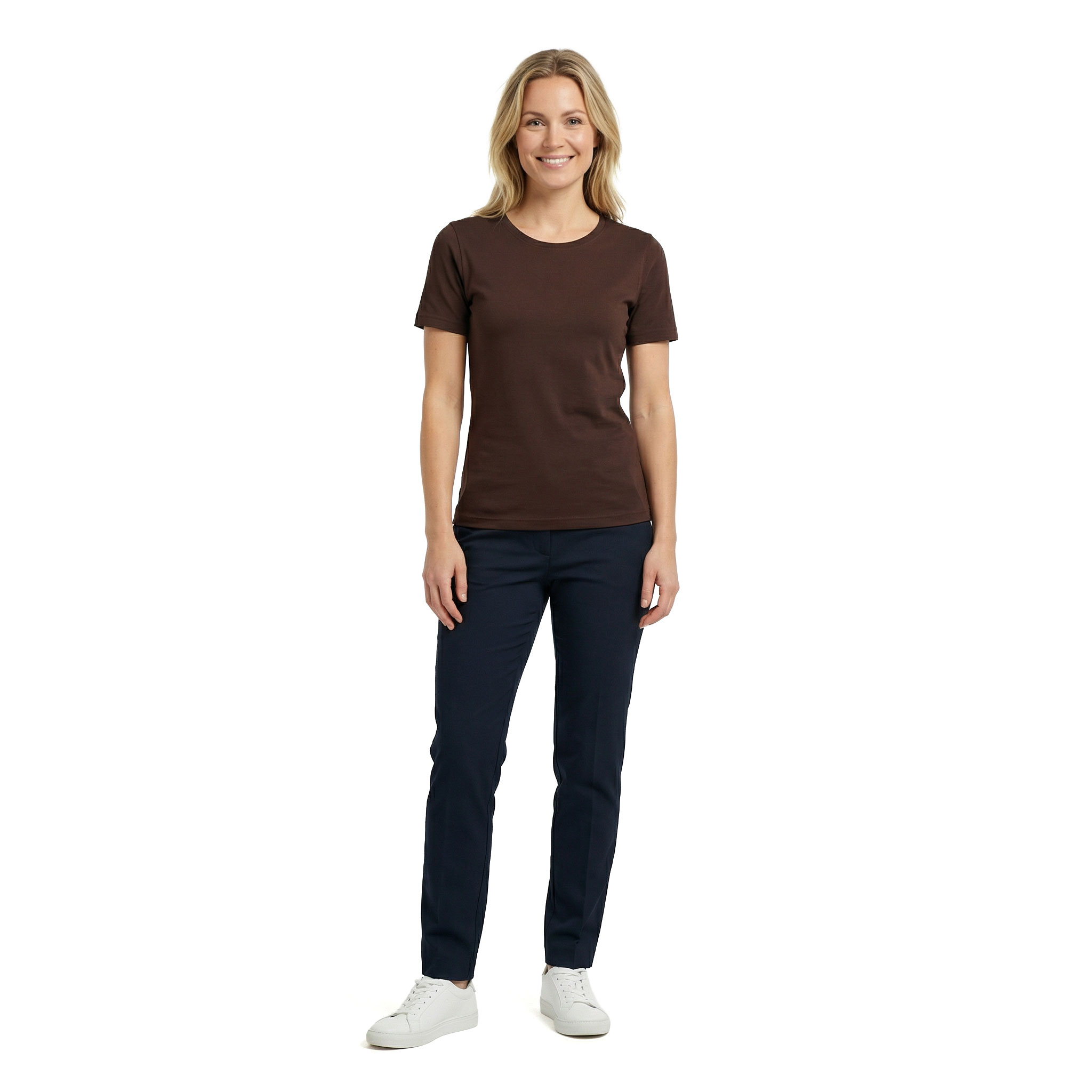 Tee Jays Interlock T-shirt, dam, Brun