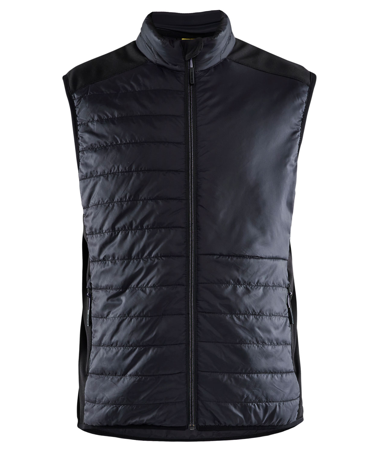 Bl&aring;kl&auml;der vattert vest, Svart/Gr&aring;