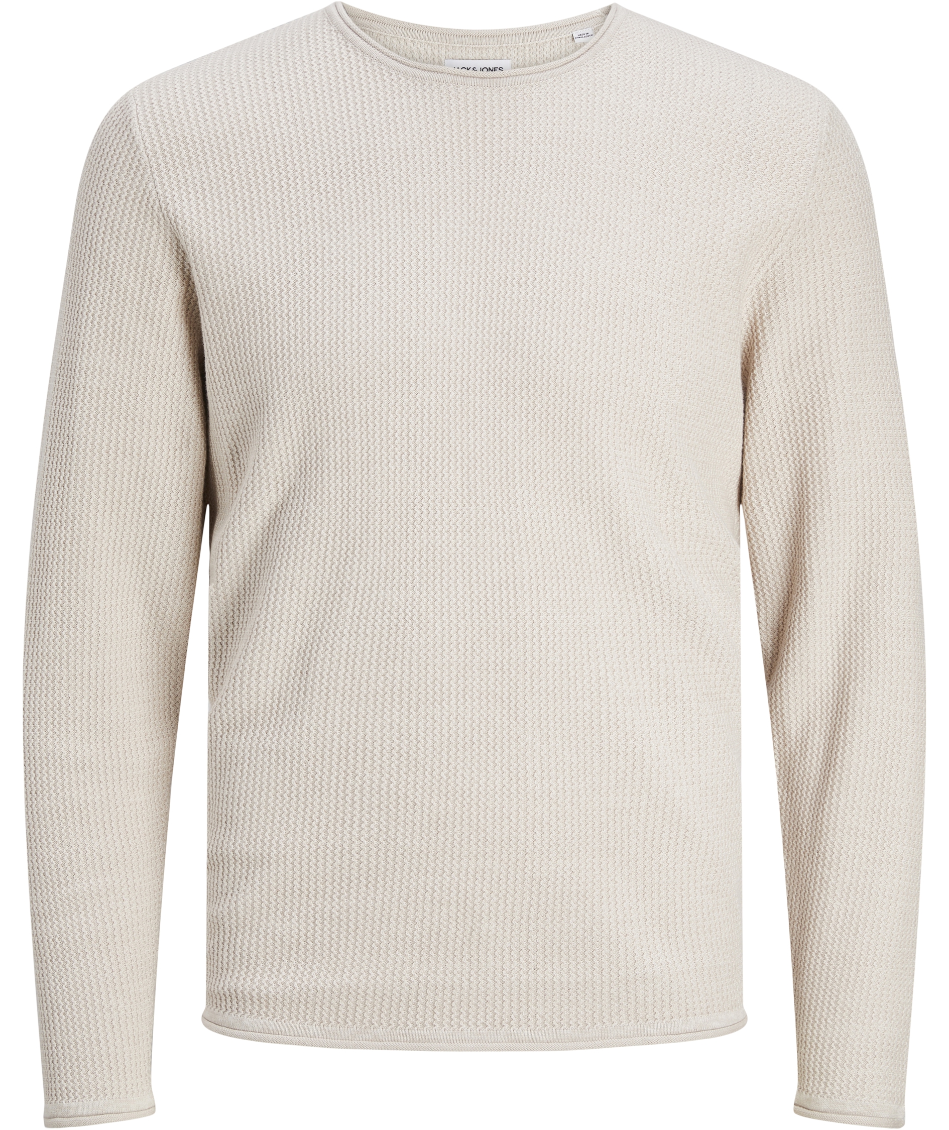 Jack & Jones JJECOOPER knitted pullover, Oatmeal Melange