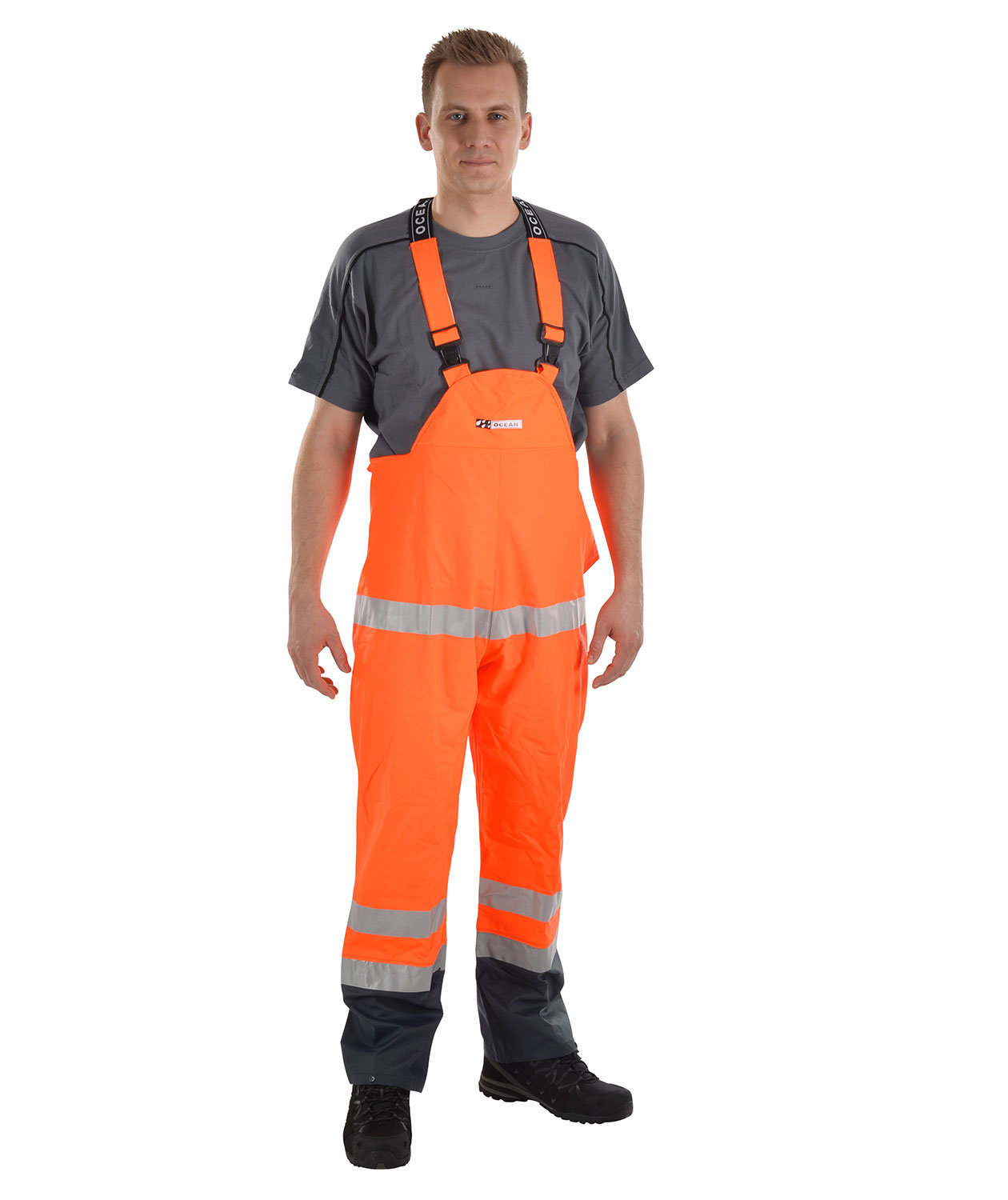 Hi-vis Orange/Marine