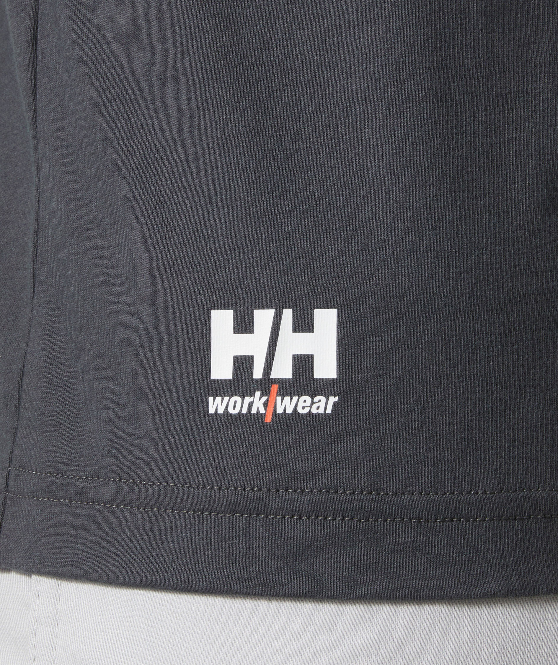 Helly Hansen Classic langermet T-skjorte, M&oslash;rkegr&aring;, large image number 5