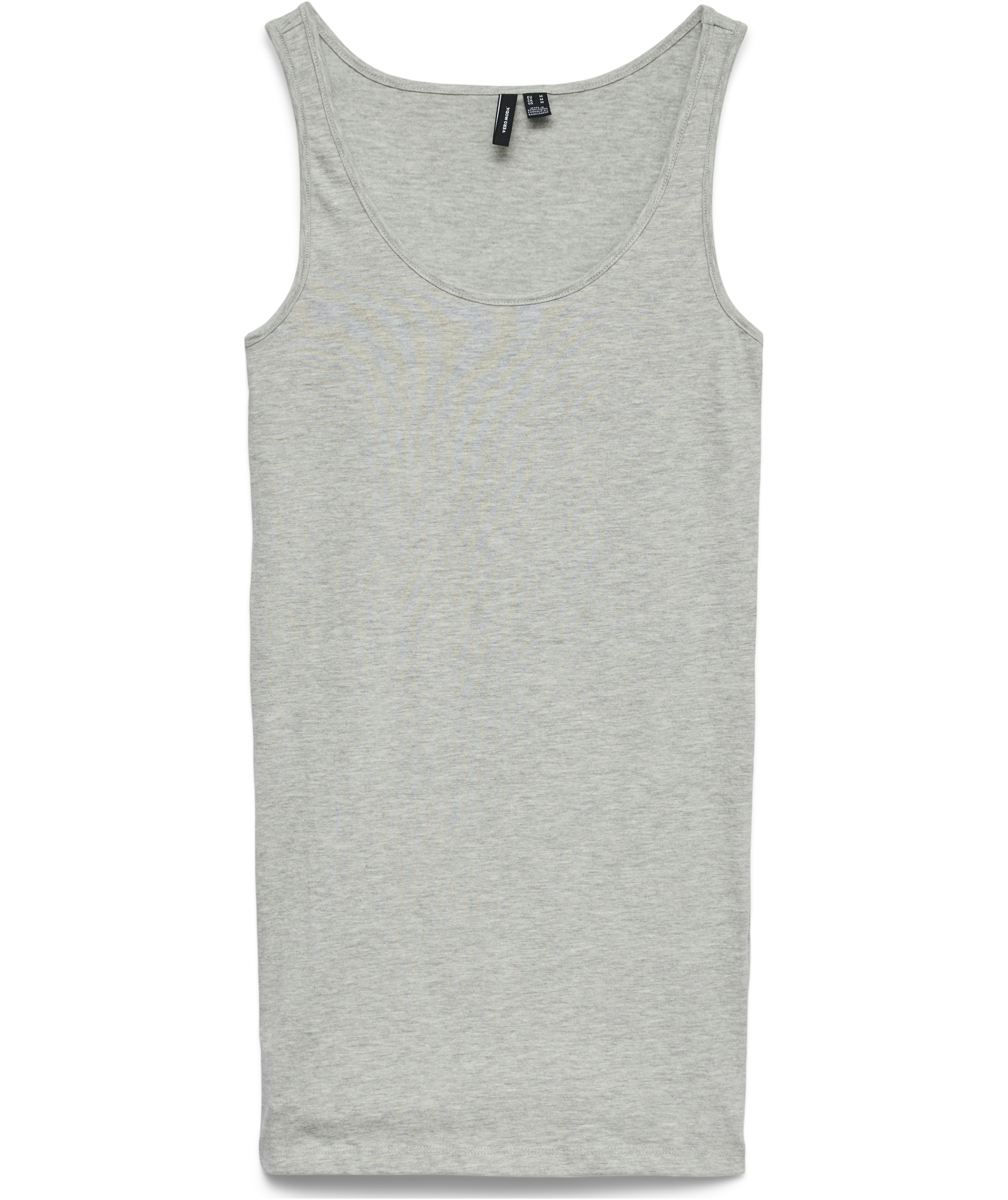 Vero Moda VMMAXI MY SOFT l&aring;ng linne dam, Light Grey Melange, Light Grey Melange, swatch