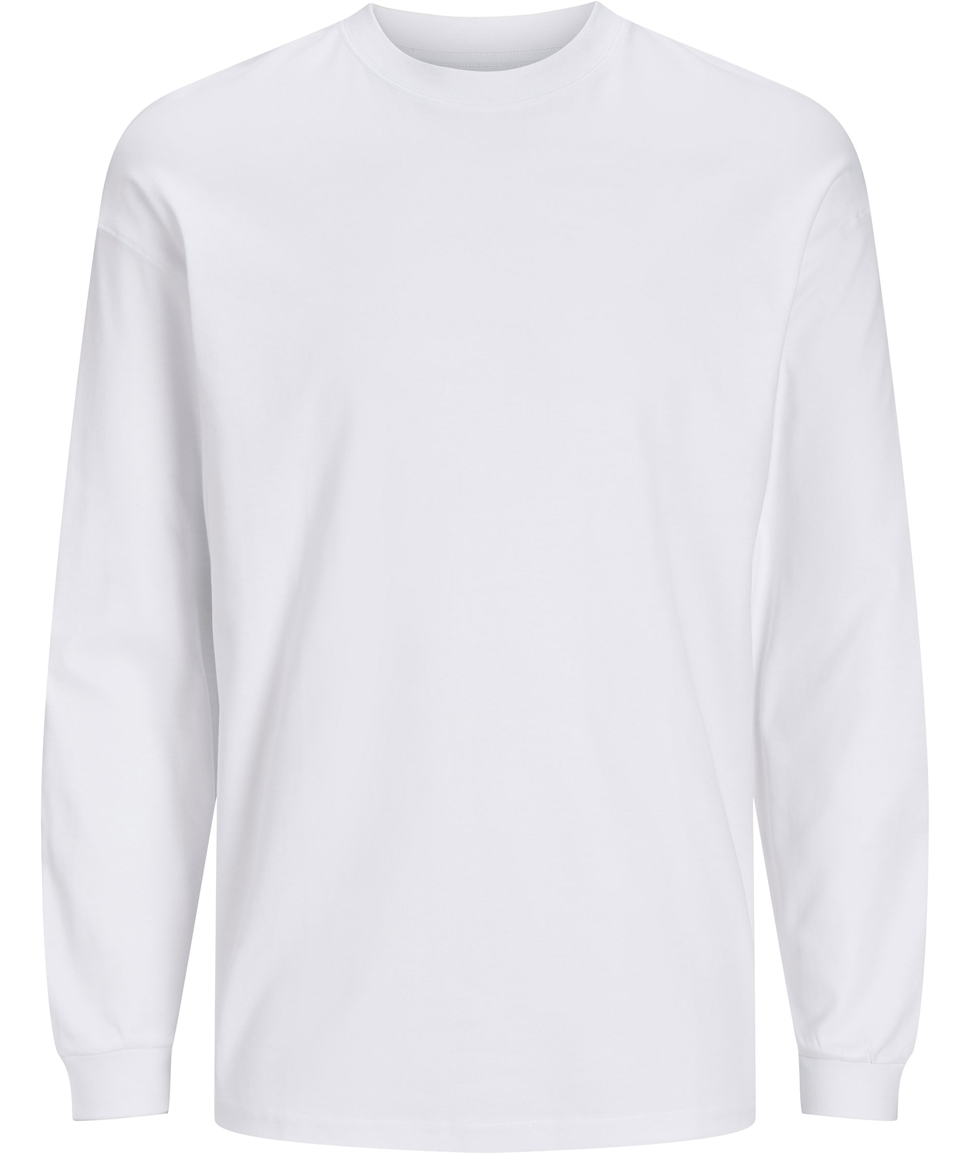 Jack & Jones JJEURBAN EDGE l&aring;ng&auml;rmad T-shirt, White