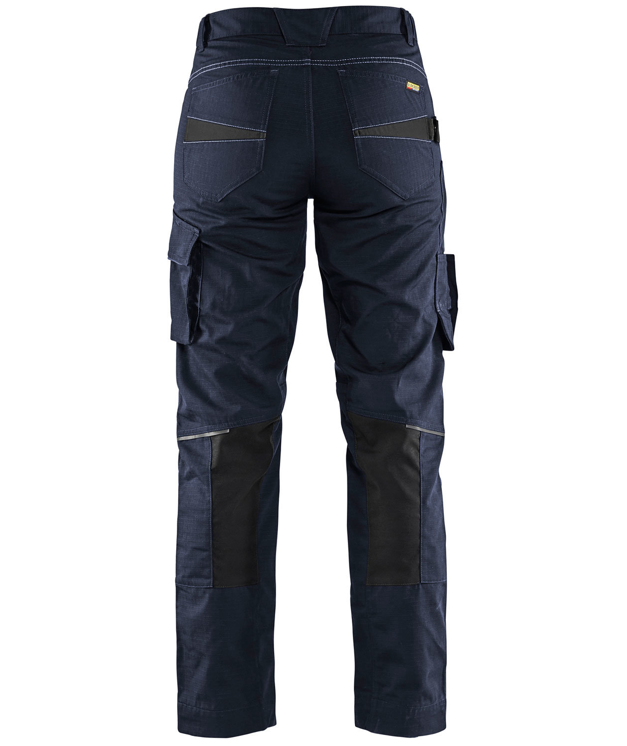 Bl&aring;kl&auml;der Unite dame arbejdsbukser, M&oslash;rk Marinebl&aring;/Sort