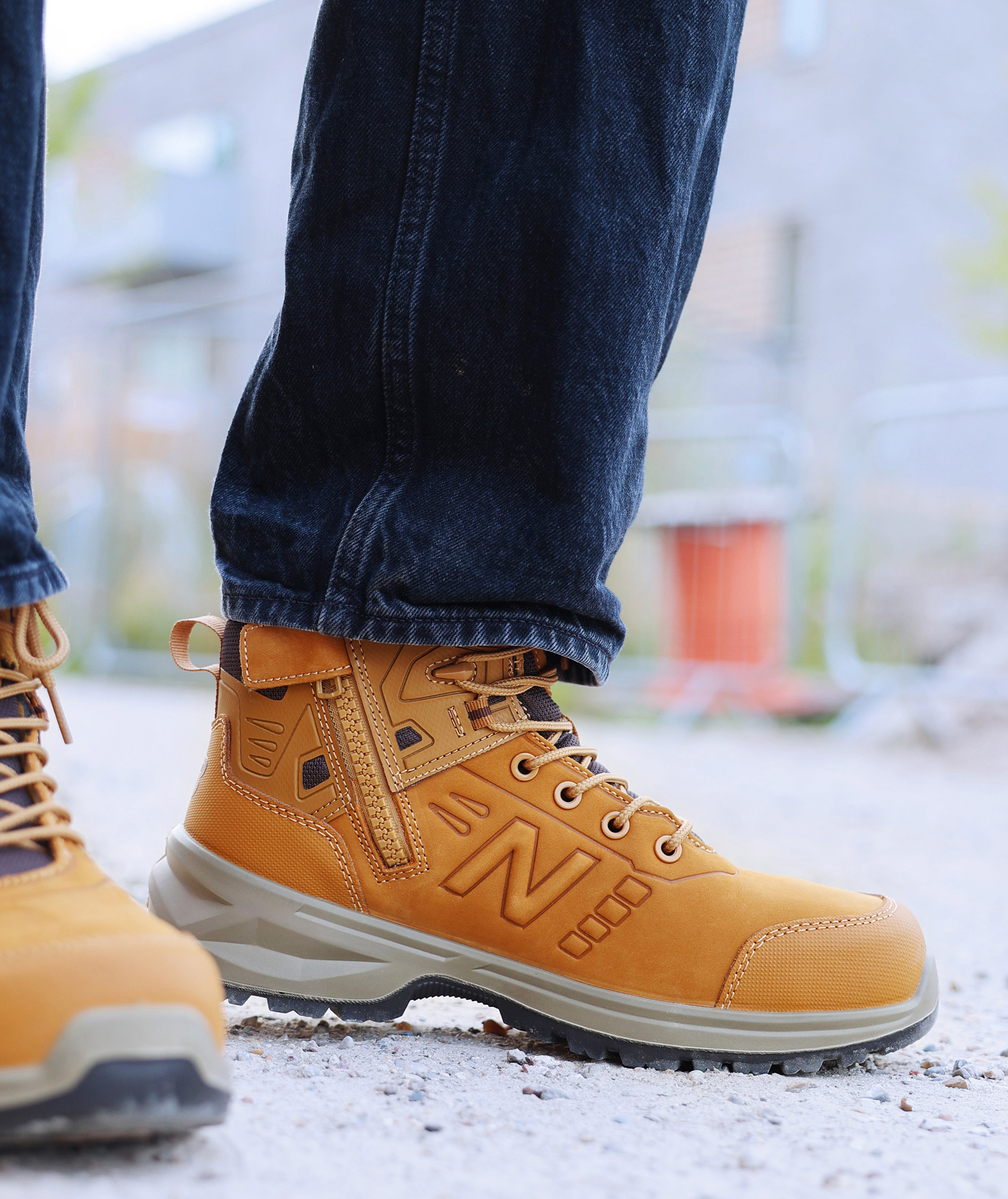 New Balance Calibre Wheat Sicherheitsstiefel S3, Braun, large image number 8