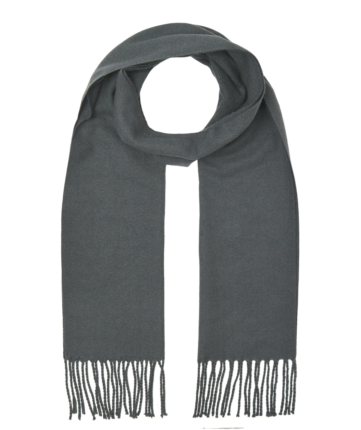 Jack & Jones JACSEAN stickad sjal, Dark Grey Melange