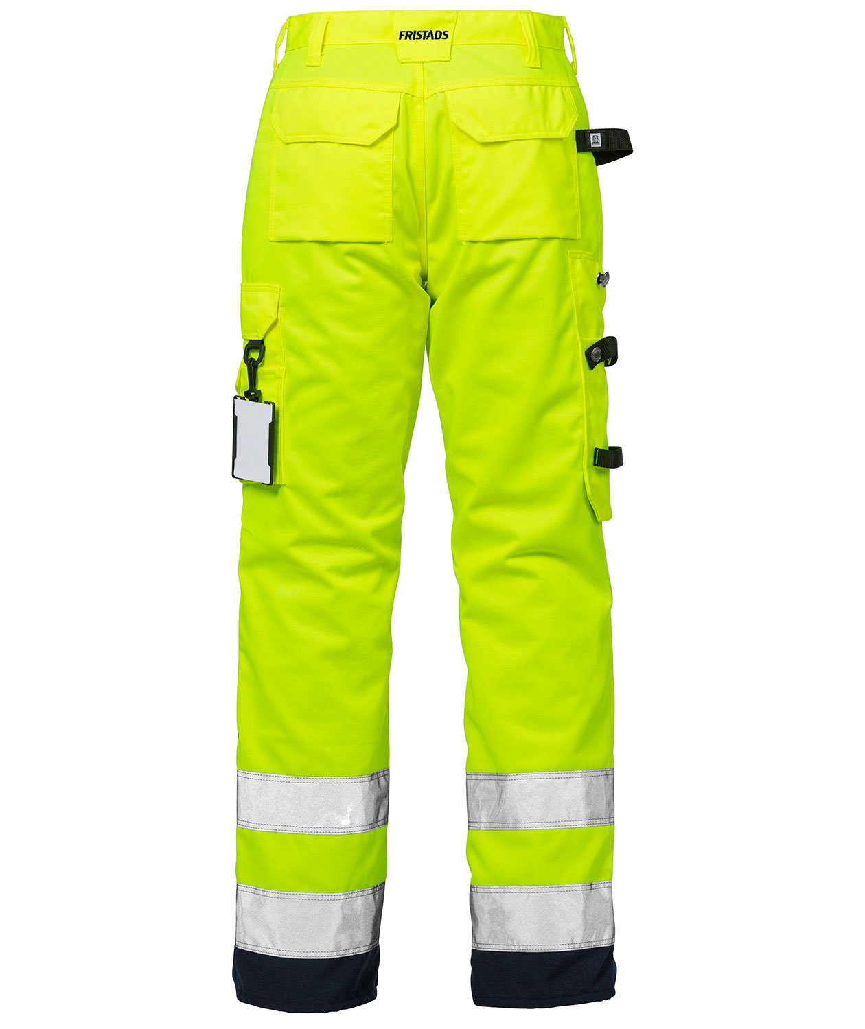 Fristads arbetsbyxa dam, Varsel gul/marinbl&aring;