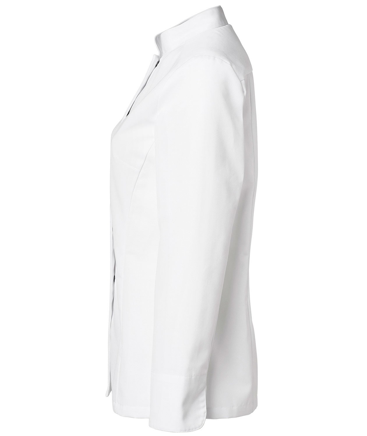 Segers slim fit dame kokkeskjorte, Hvit, large image number 3