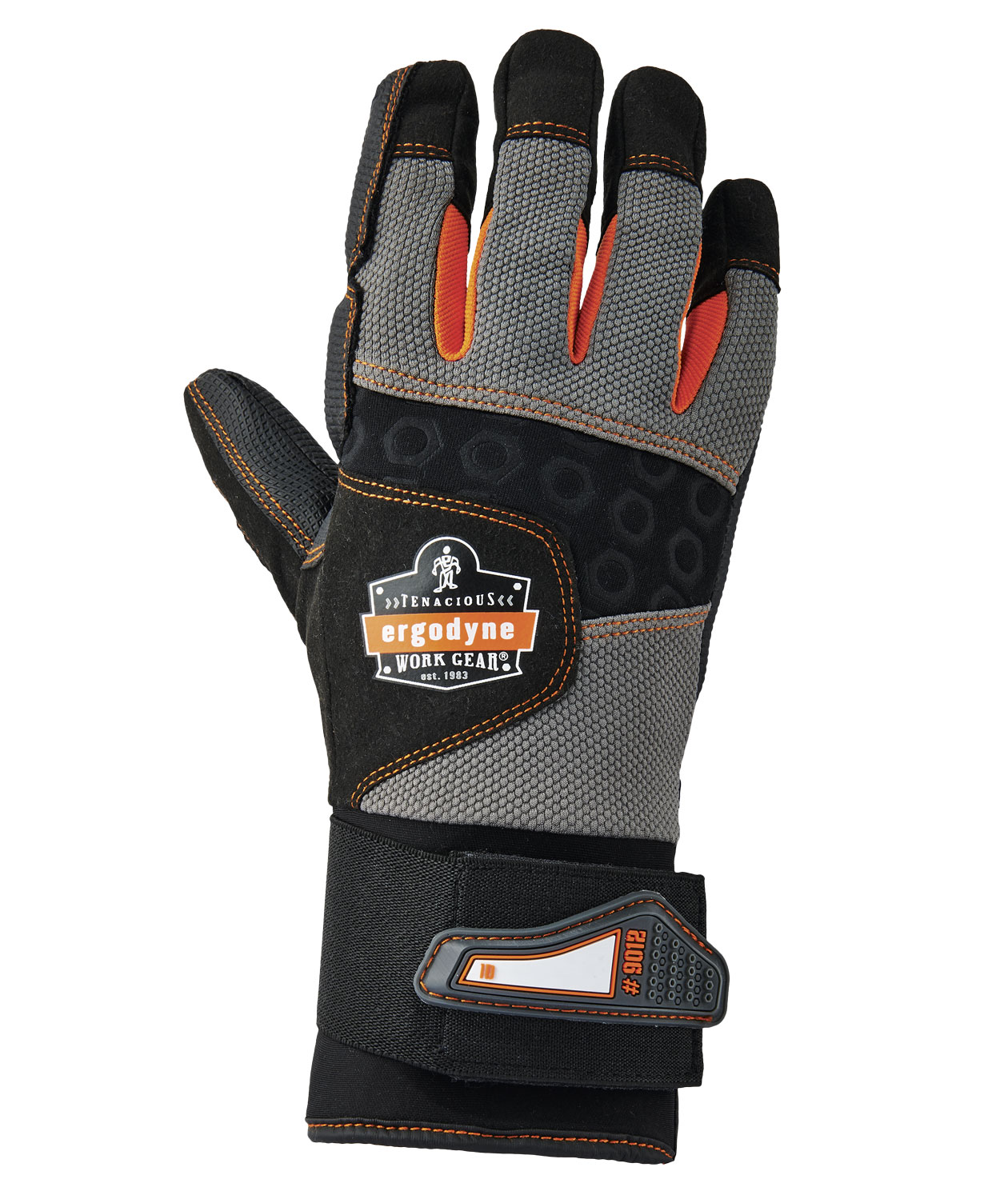 Ergodyne ProFlex 9012 vibrationsd&auml;mpande handskar, Svart