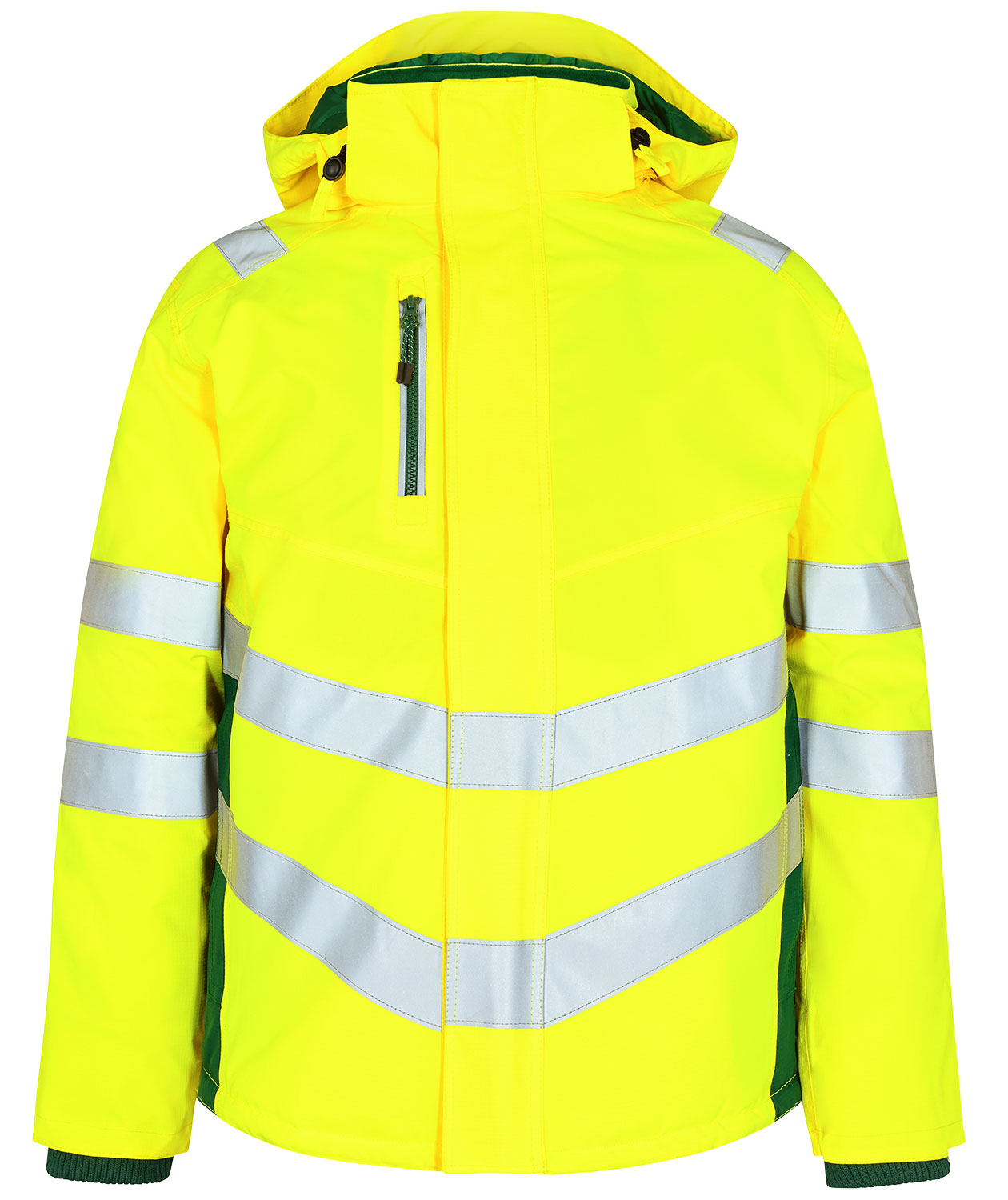 Engel Safety vinterjacka, Varsel Gul/Gr&ouml;n, large image number 0