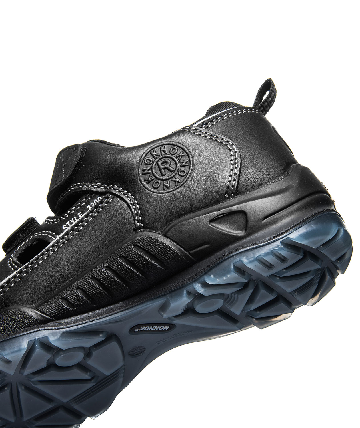 NOKNOK 3300 sikkerhedssandaler S1P, Sort