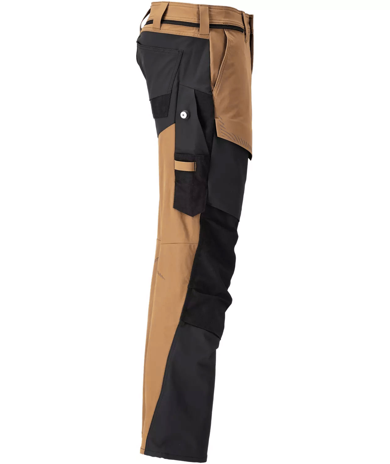 Mascot Customized Arbeitshose full stretch, Nu&szlig;braun/Schwarz, large image number 3