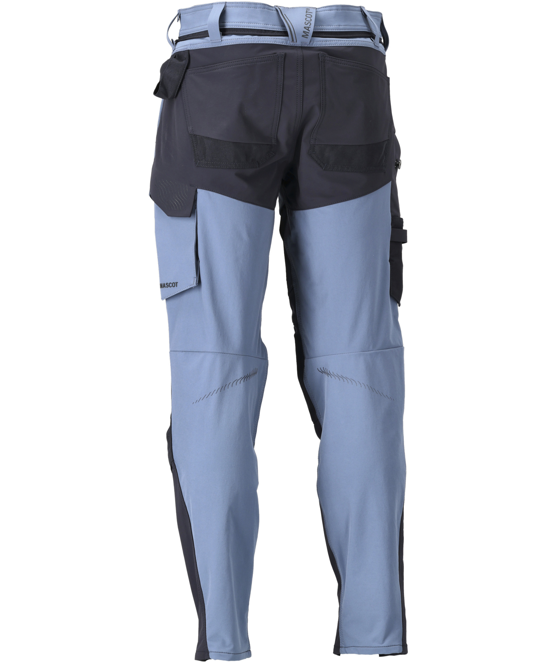 Mascot Customized arbeidsbukse full stretch, Stenbl&aring;/M&oslash;rk Marine, large image number 1