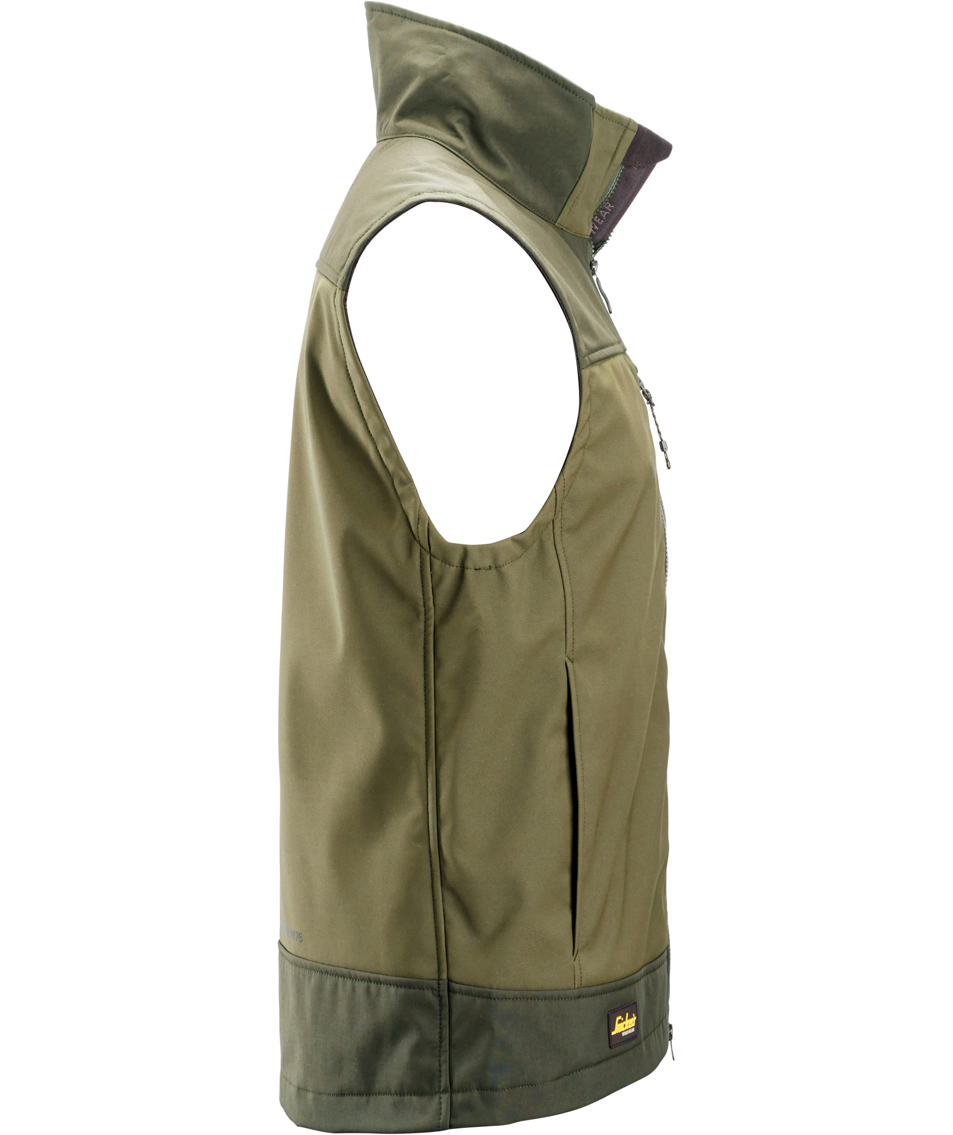 Snickers&nbsp;AllroundWork softshellvest 4506, Khaki Green/Dark Khaki Green, large image number 2