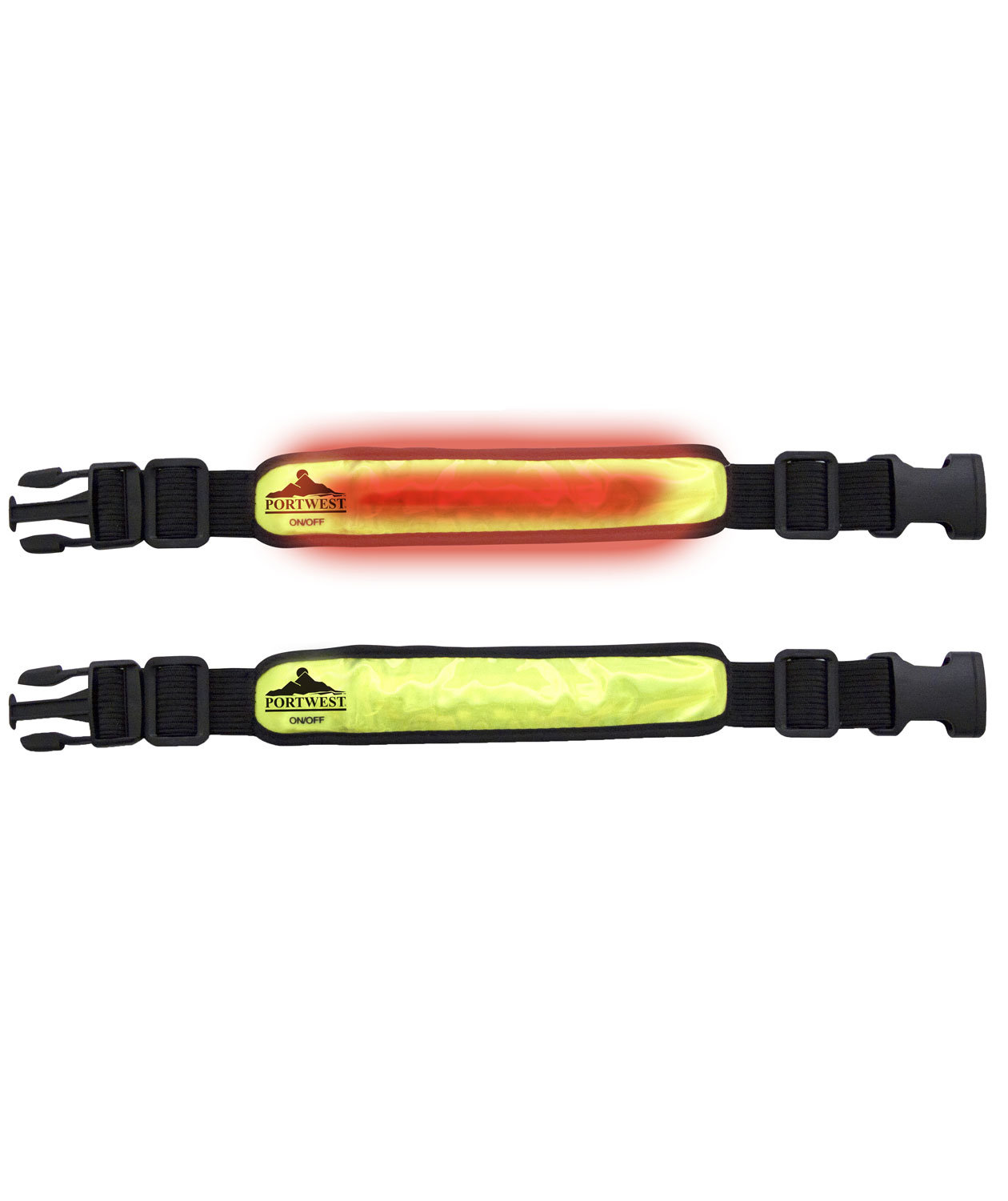 Portwest refleksvest og refleks armb&aring;nd med LED lys, , large image number 3