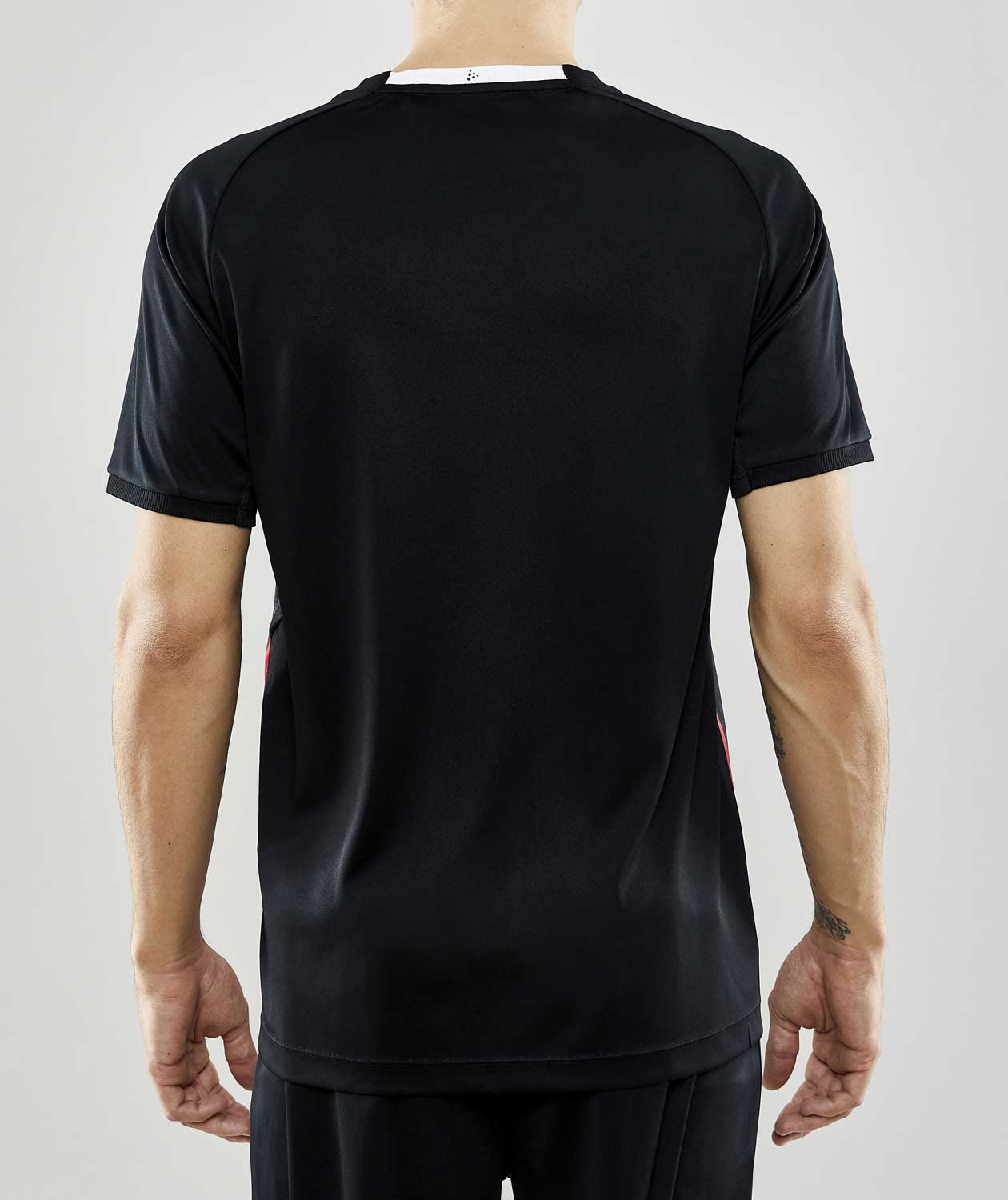 Craft Progress 2.0 Stripe Jersey T-shirt, Svart/R&ouml;d, large image number 2