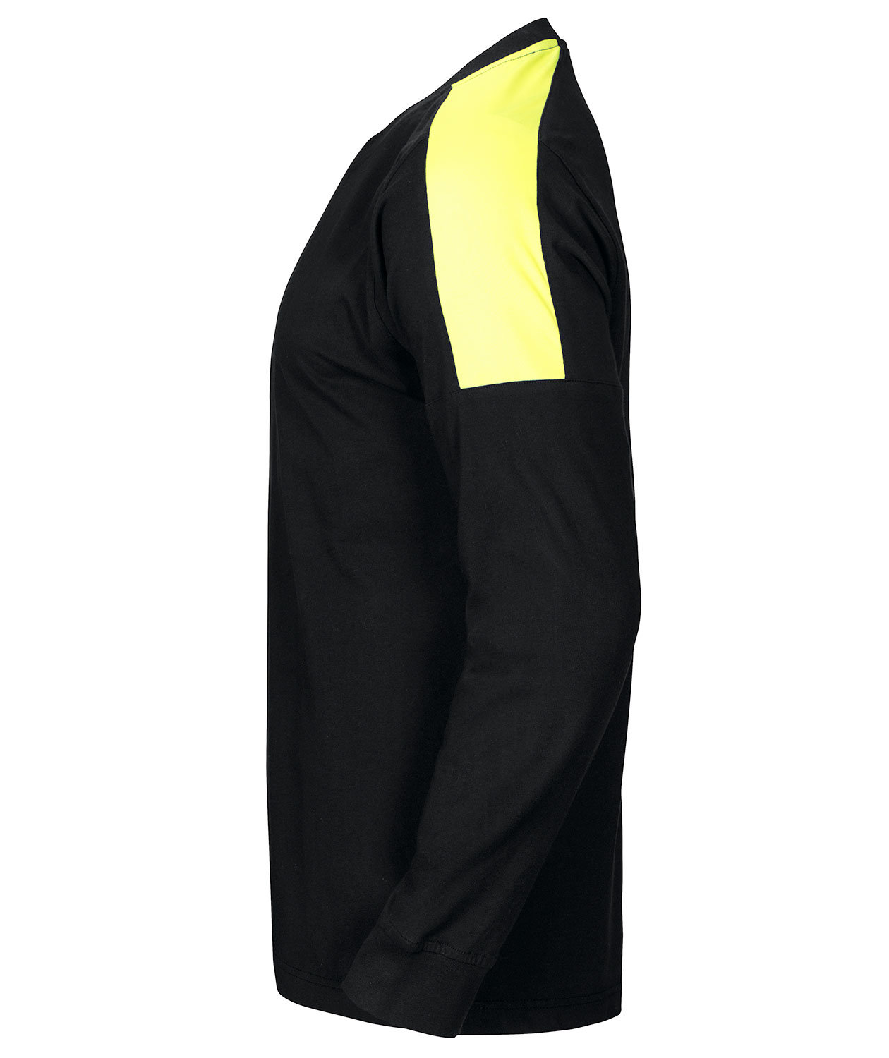 ProJob l&aring;ng&auml;rmad T-shirt 2020, Svart/Gul