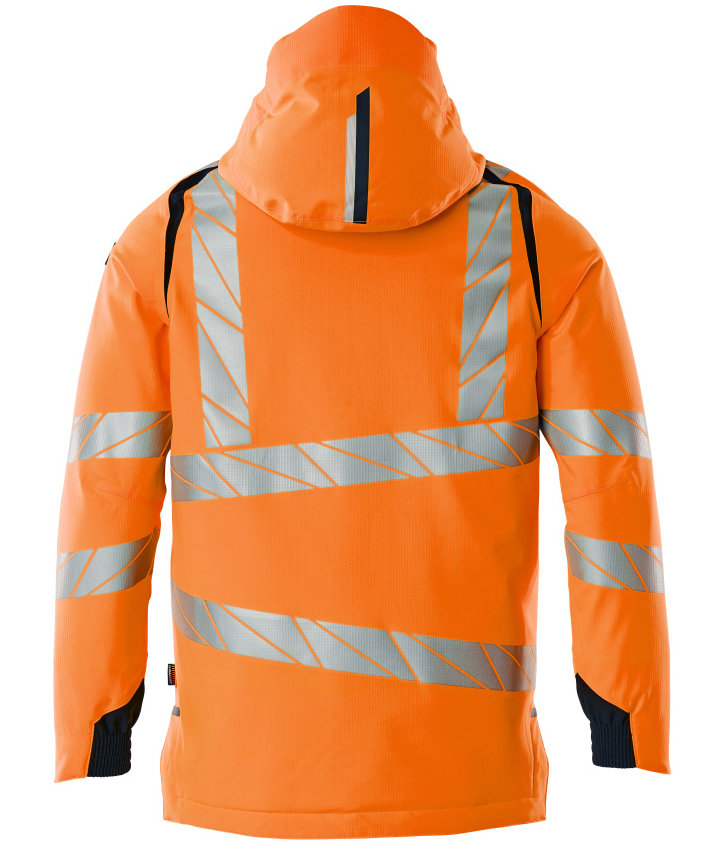 Mascot Accelerate Safe Winterjacke, Hi-Vis Orange/Dunkel Marine, large image number 1